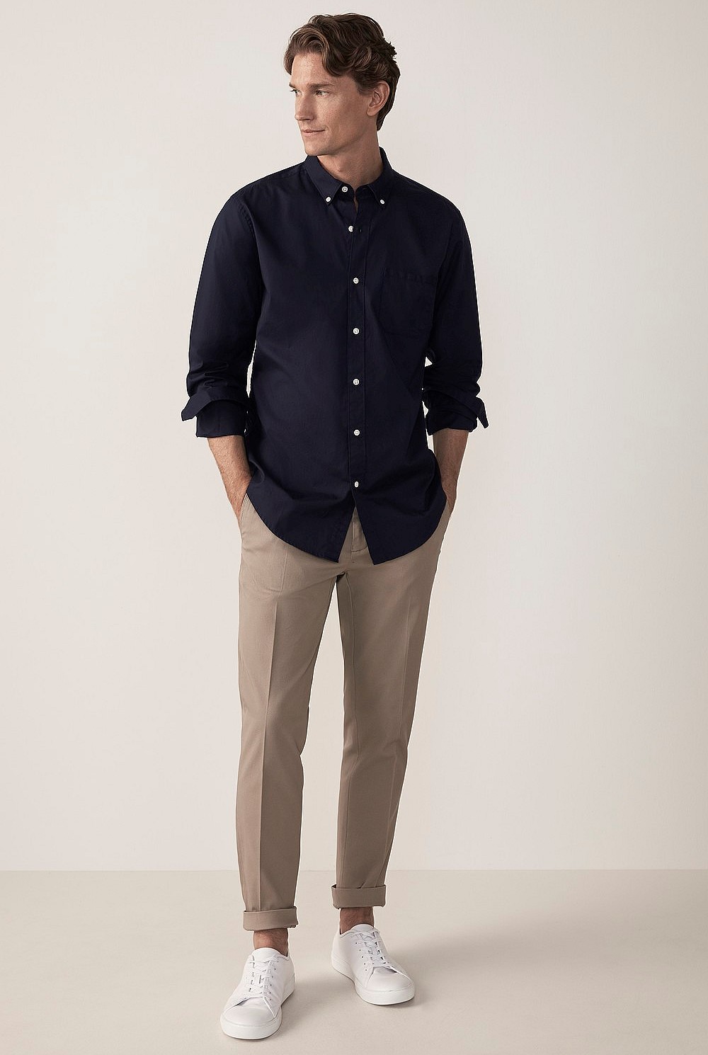 Refined Cotton Trouser