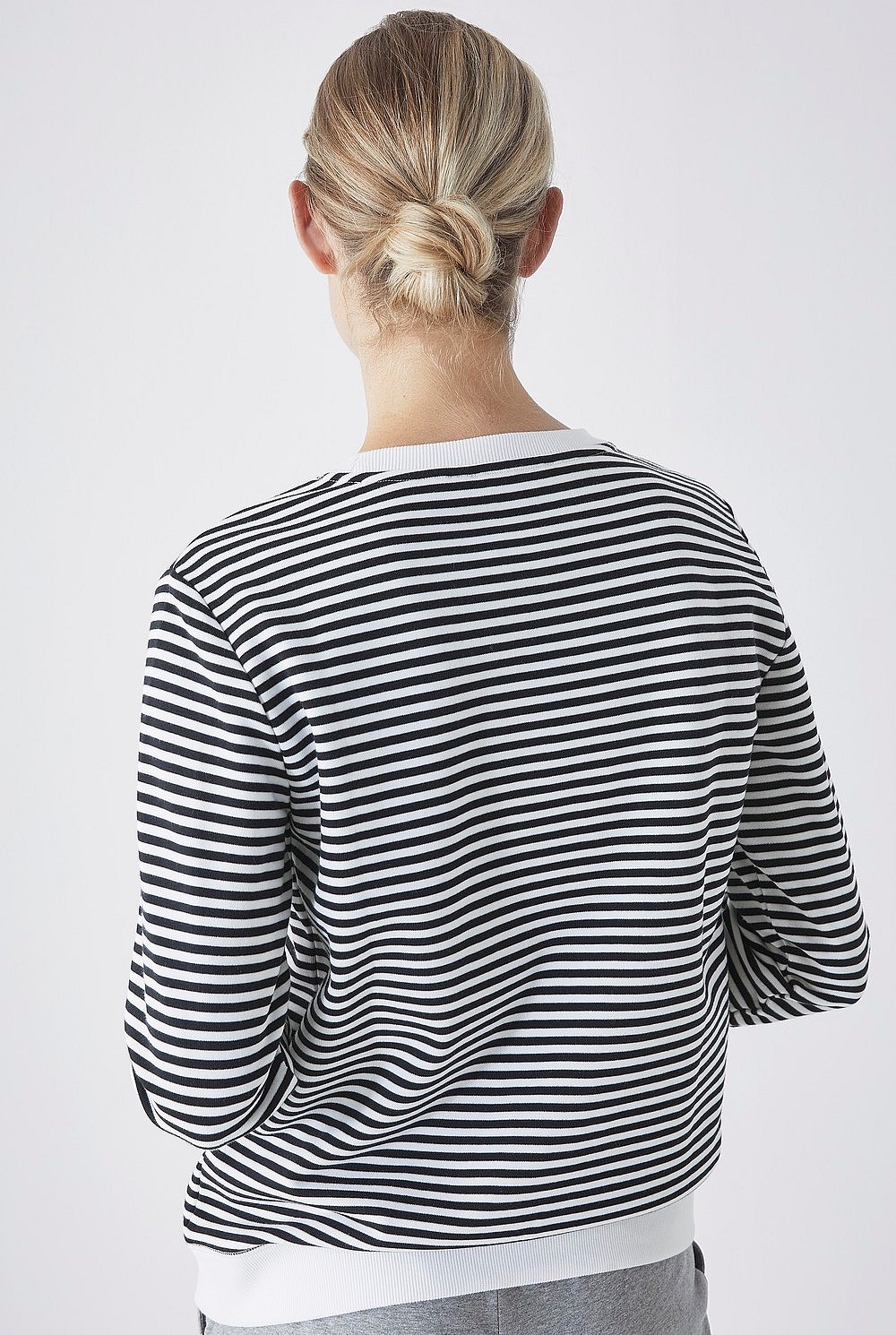 Australian Cotton Stripe Logo Sweat