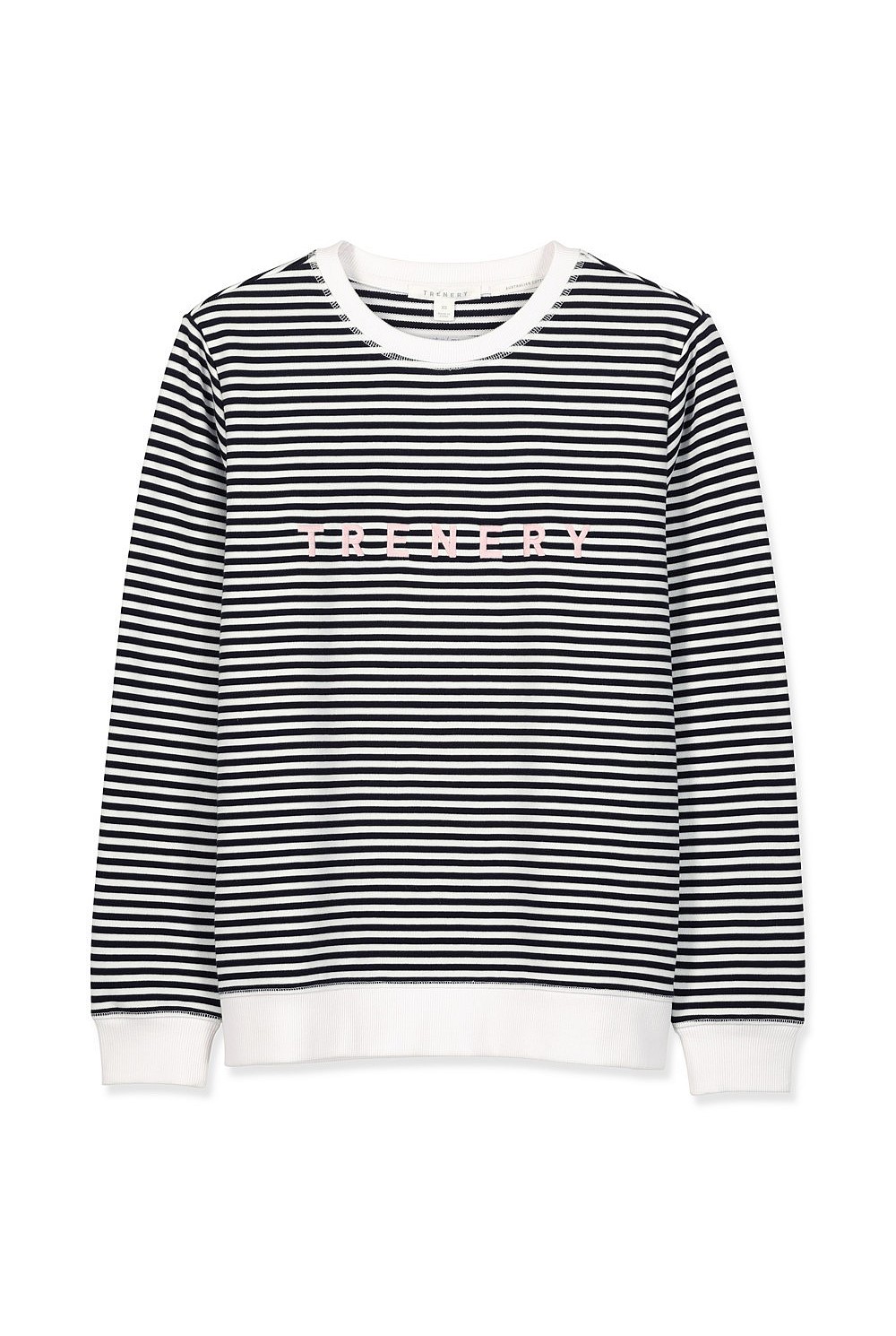 Australian Cotton Stripe Logo Sweat