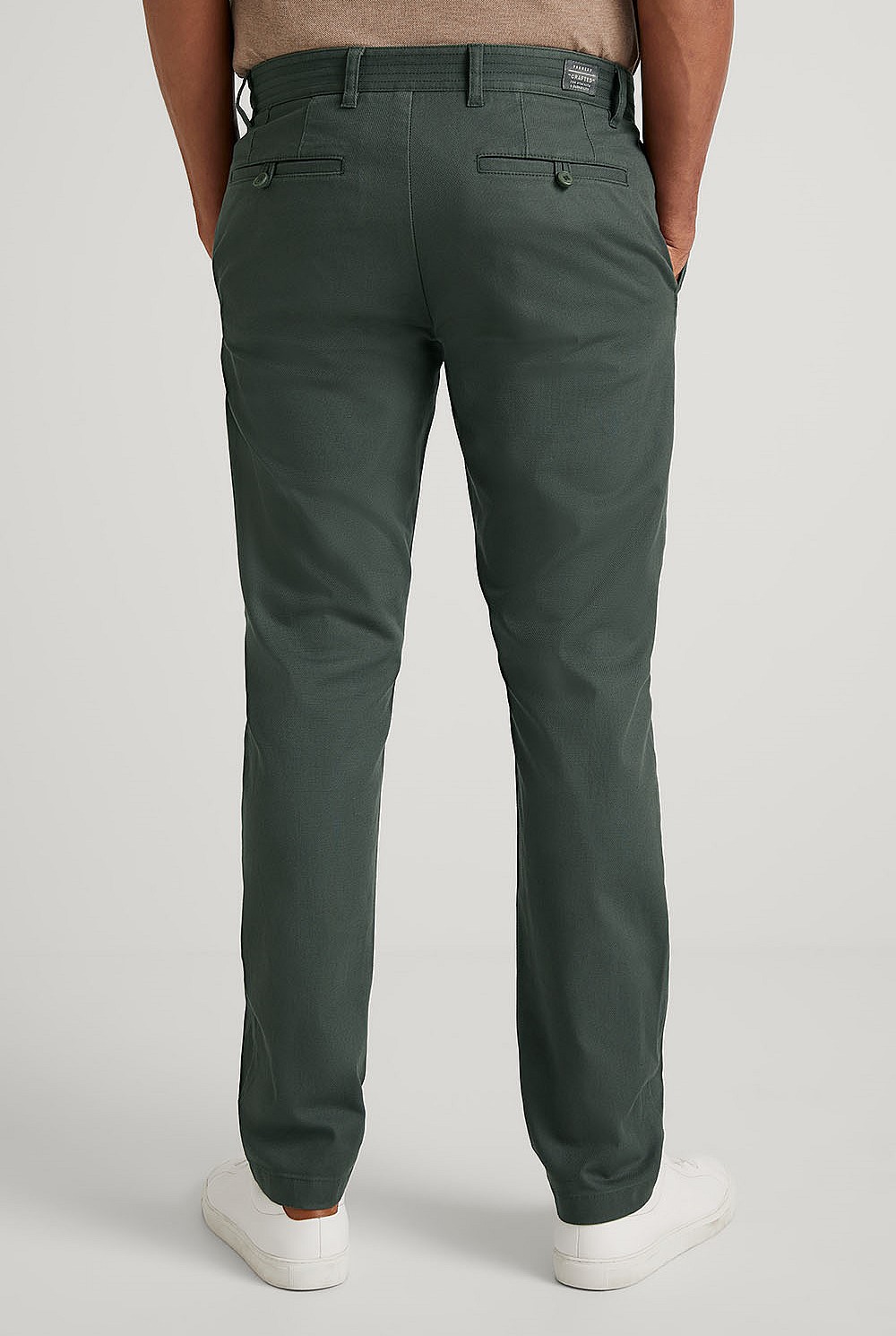 Slim Fit Cotton Dobby Pant