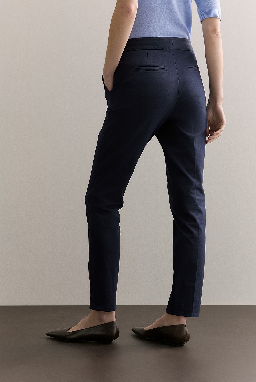 Cotton Blend Bi-Stretch Pant