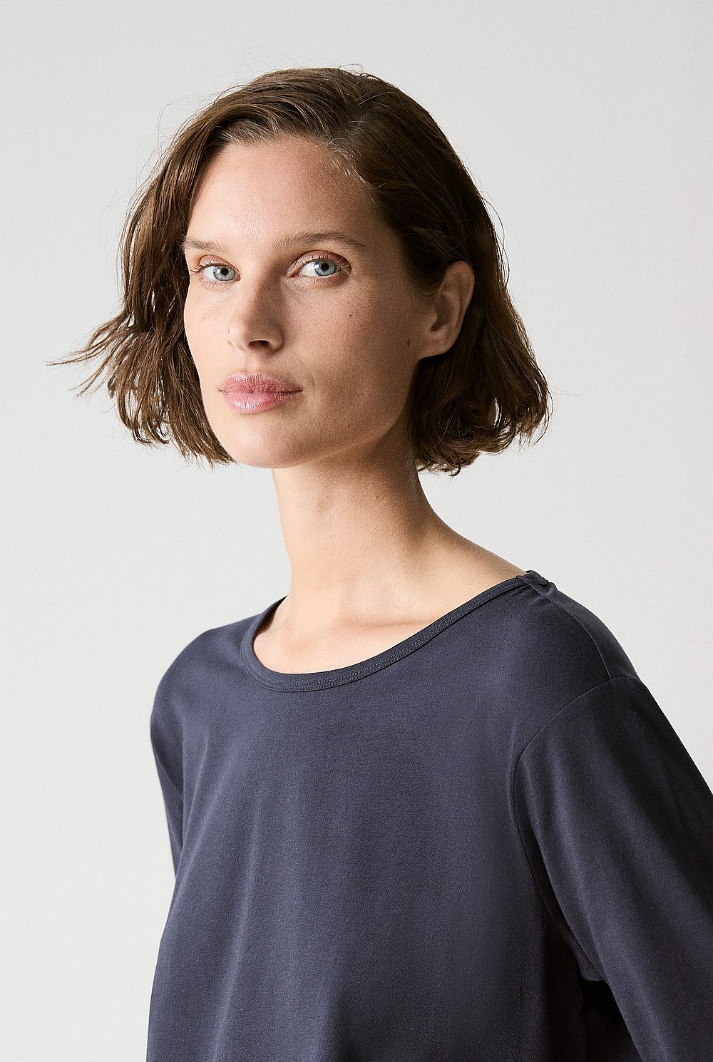 Organically Grown Cotton 3/4 Sleeve T-Shirt