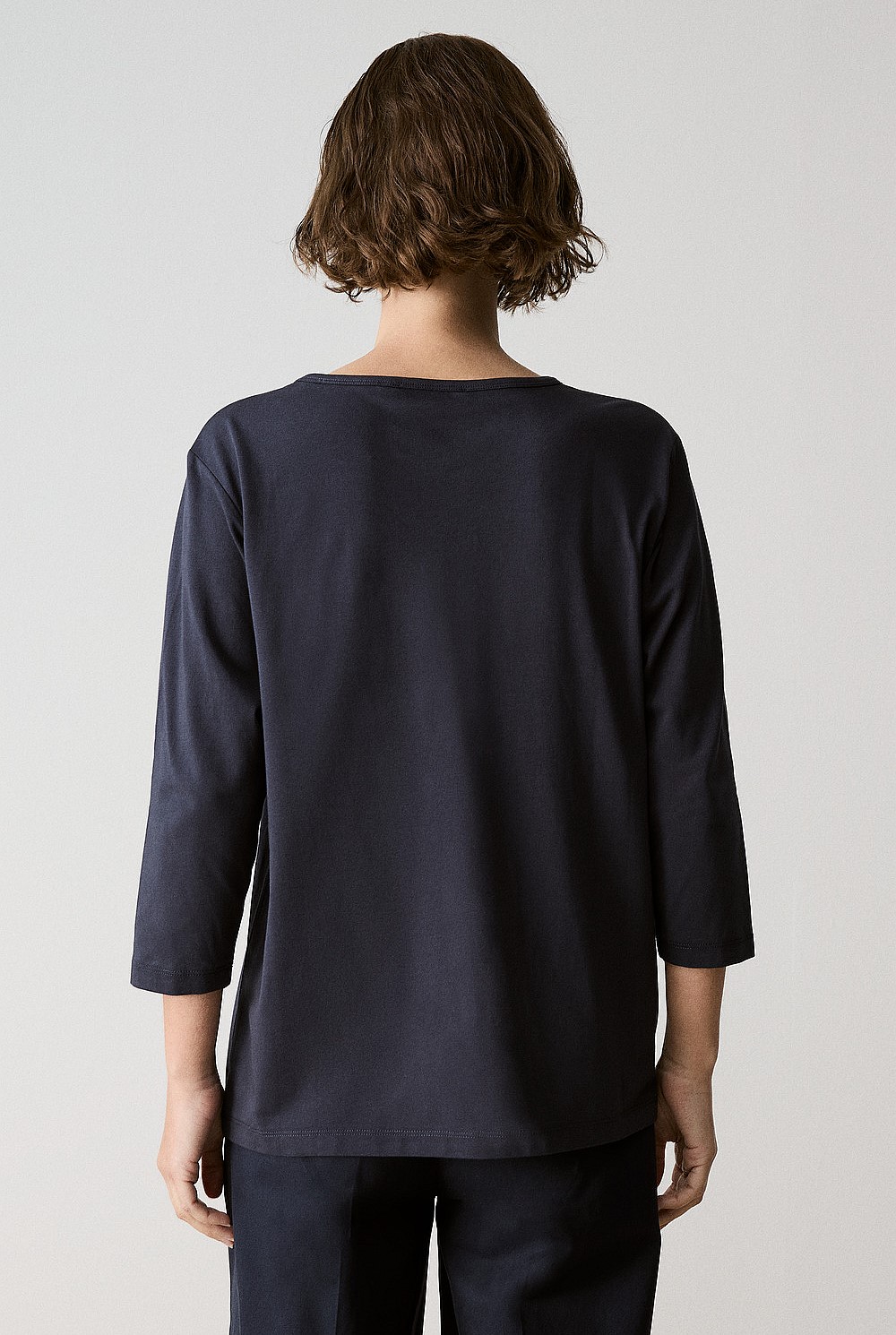 Organically Grown Cotton 3/4 Sleeve T-Shirt