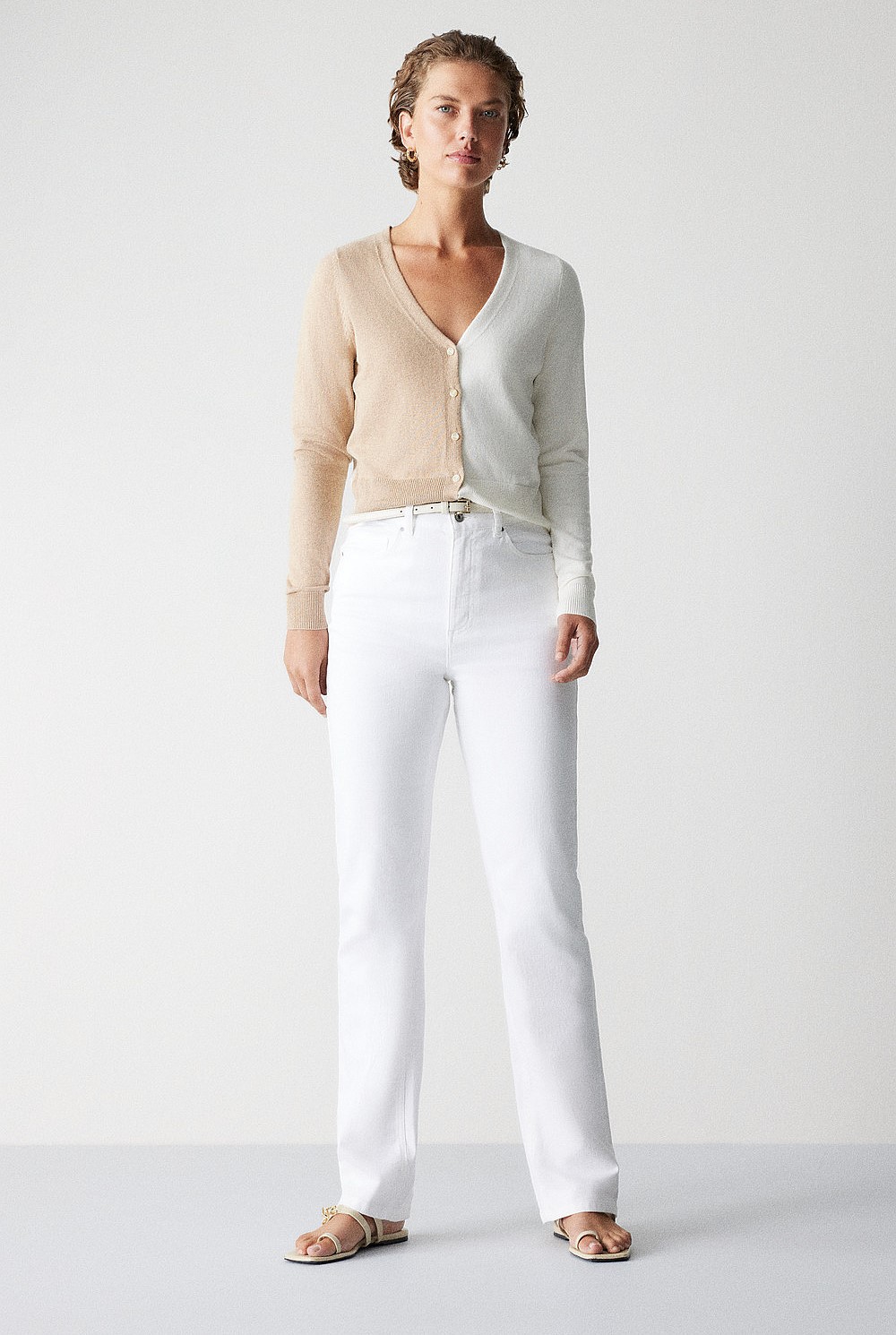 Colour Block Cardigan