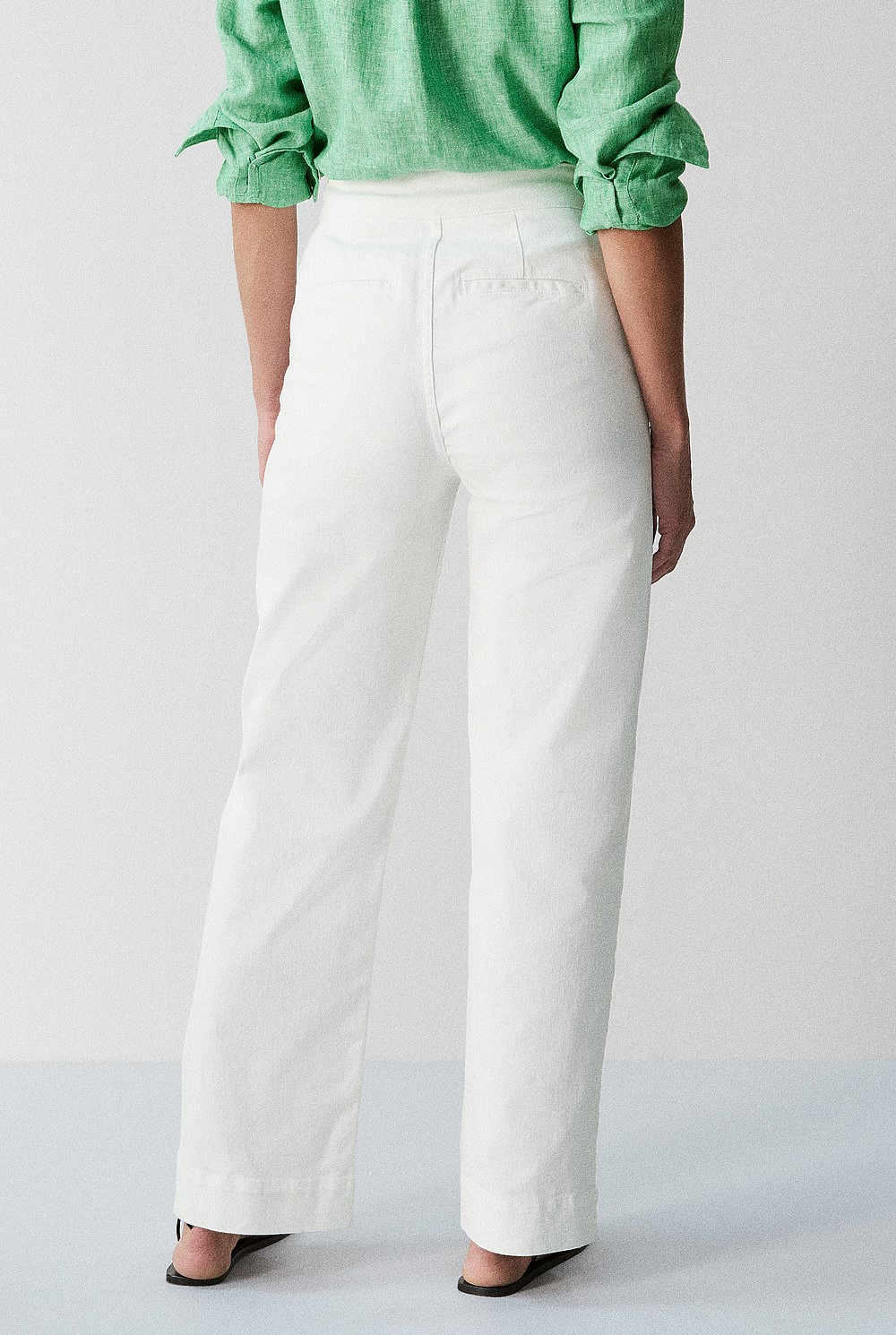 Denim Wide Leg Pant