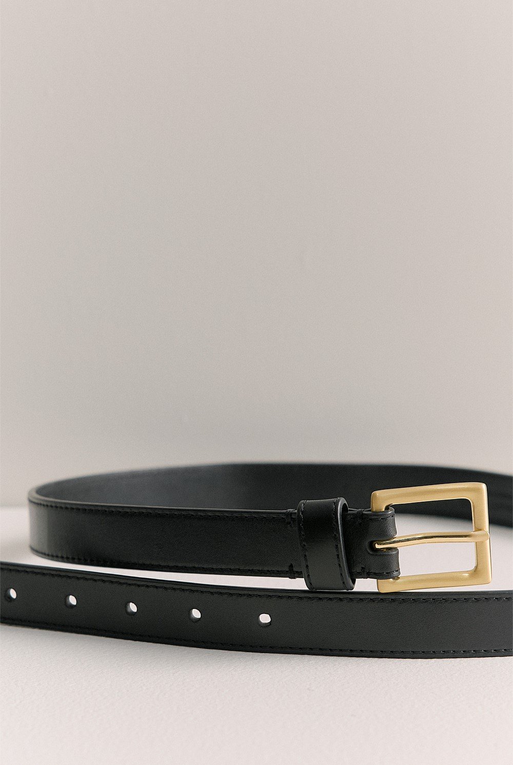 Leather Slim Belt