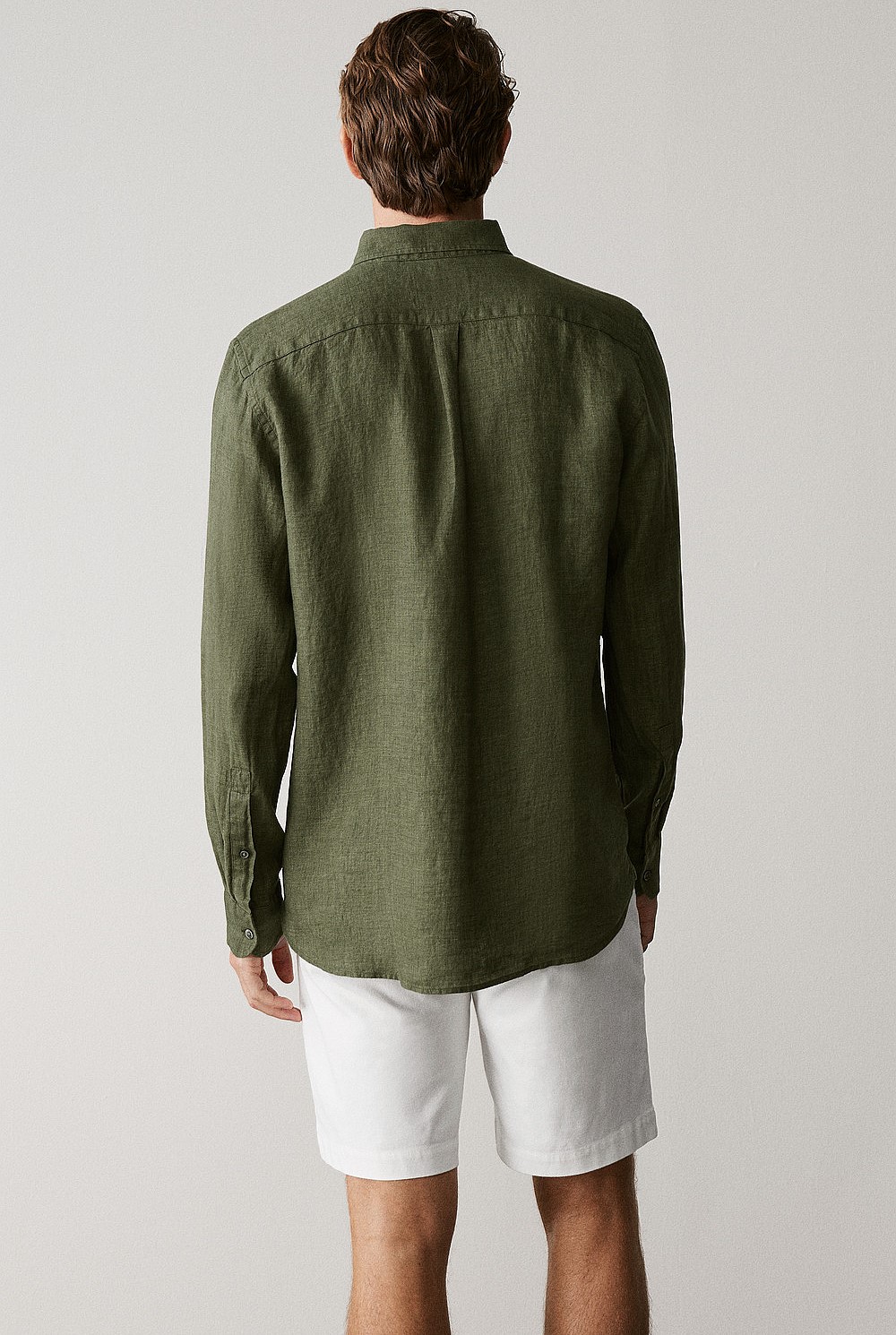 Regular Fit Delave Linen Shirt