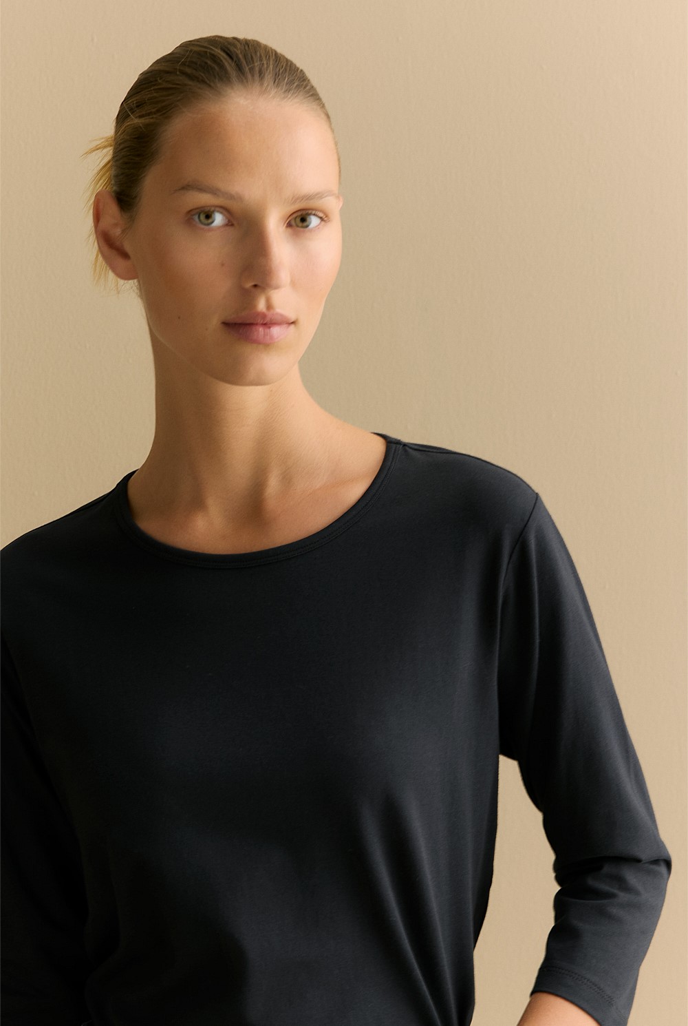 Organically Grown Cotton 3/4 Sleeve T-Shirt