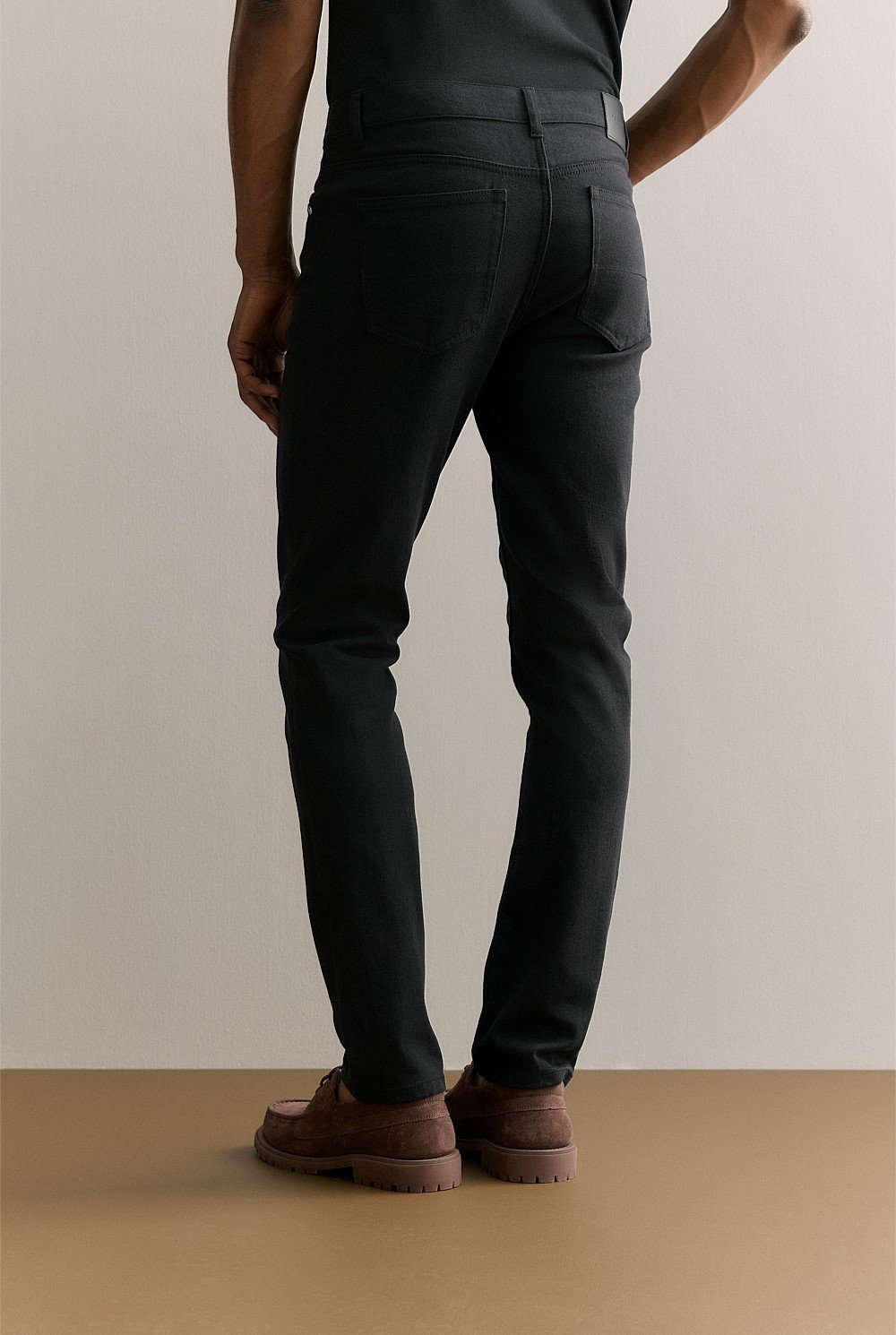 Organically Grown Cotton Modern Slim Black Wash Jean