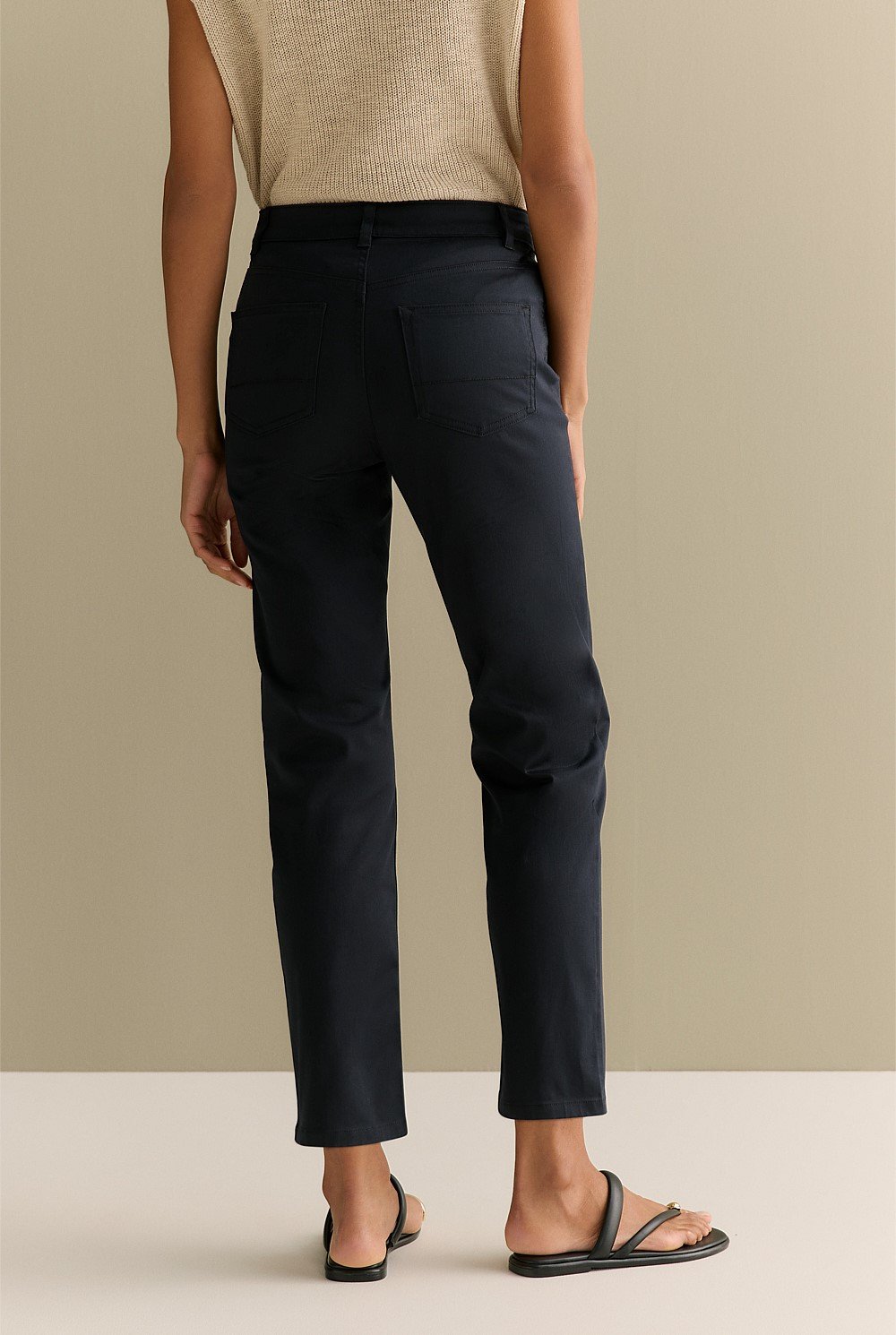 Sateen Modern Straight Leg Jean