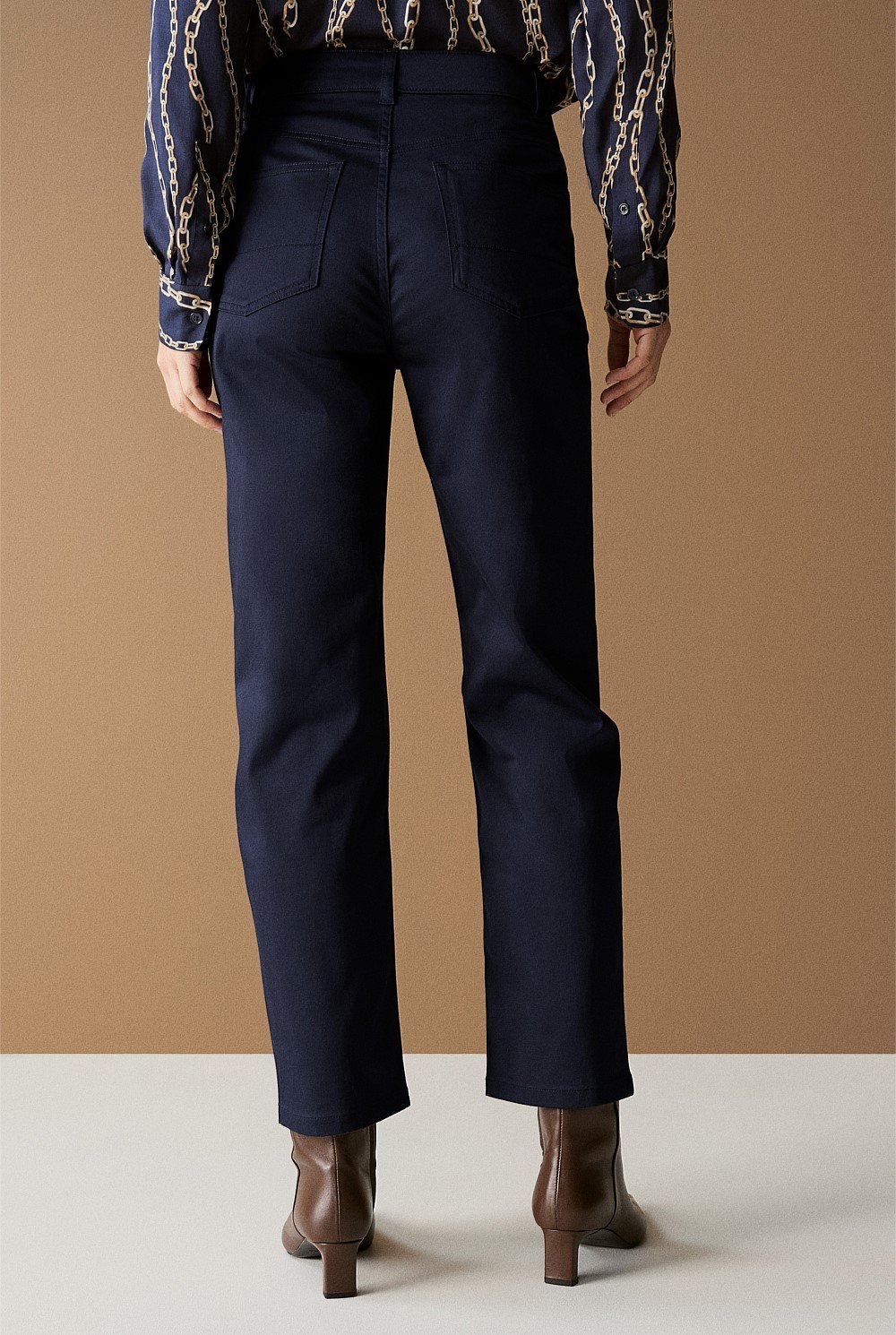 Modern Sateen Straight Leg Jean