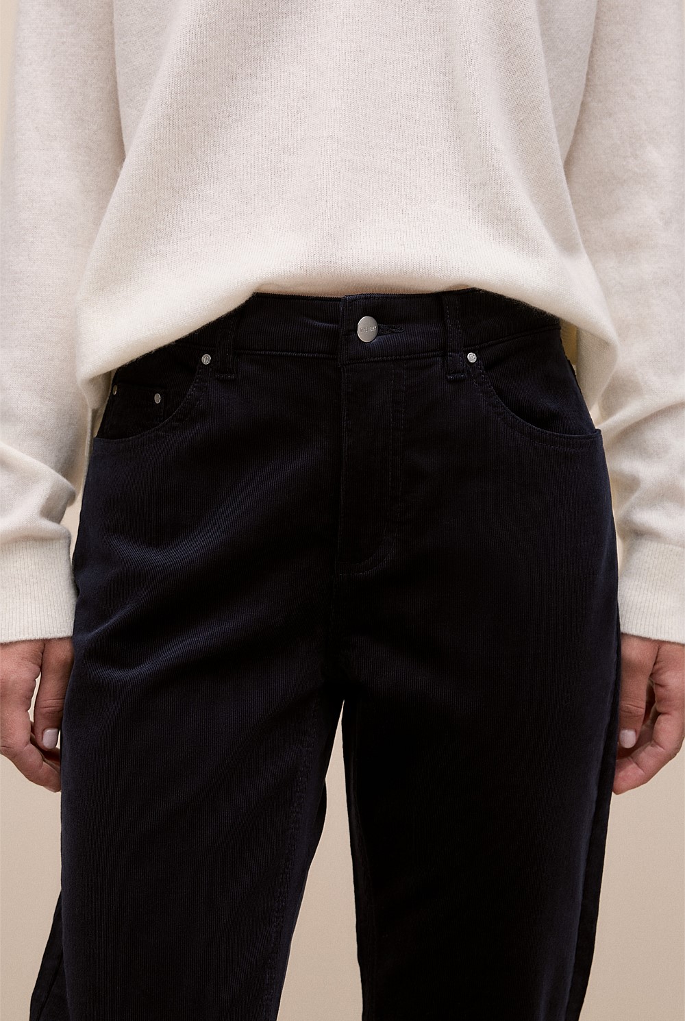 Cord Five Pocket Boyfriend Pant