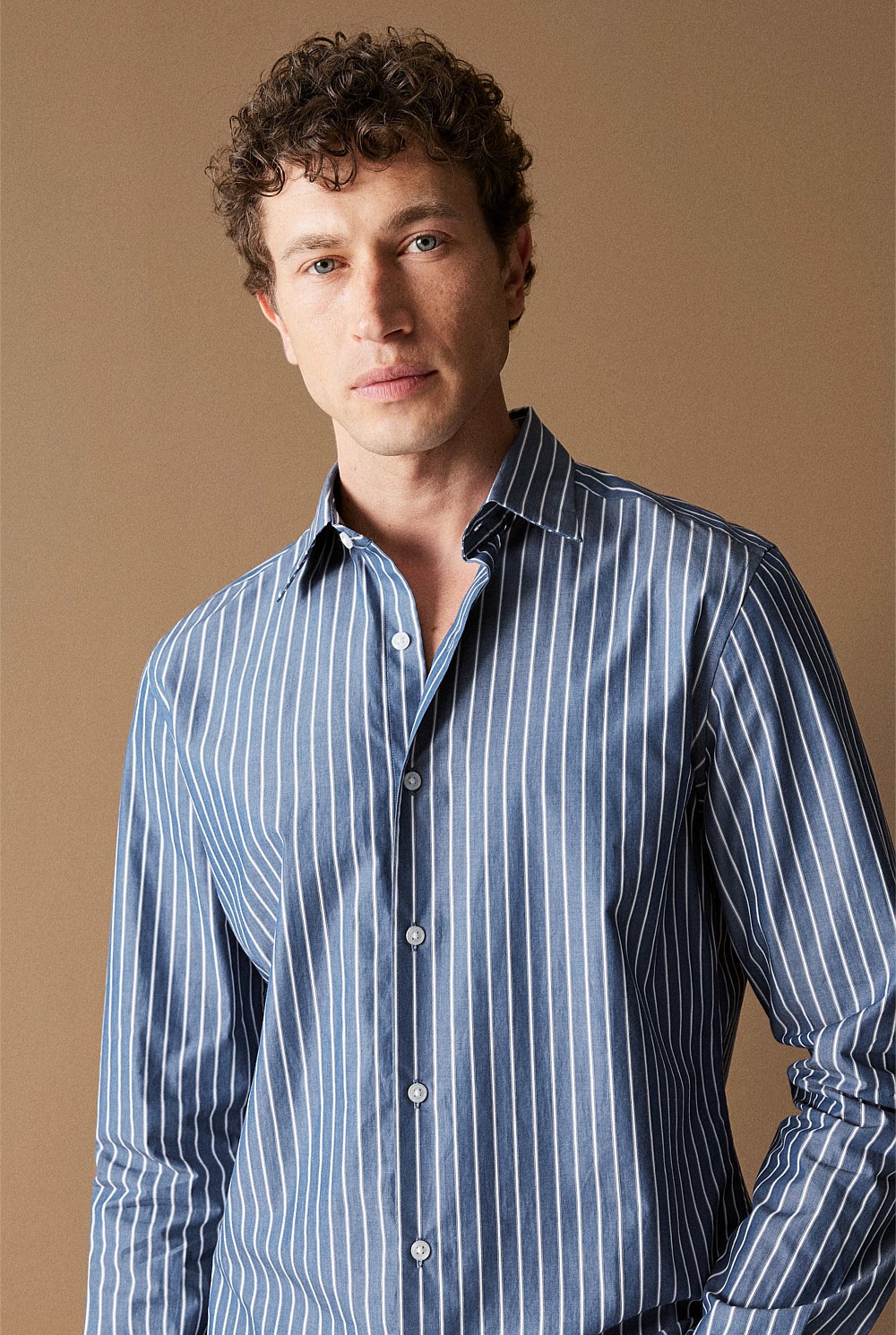 Regular Fit Cotton Urban Striped Shirt