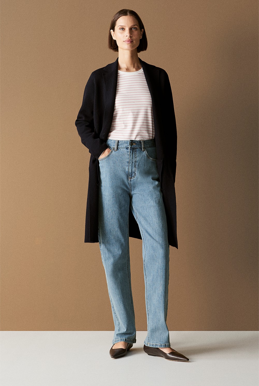 Organically Grown Cotton Cuff Detail T-shirt
