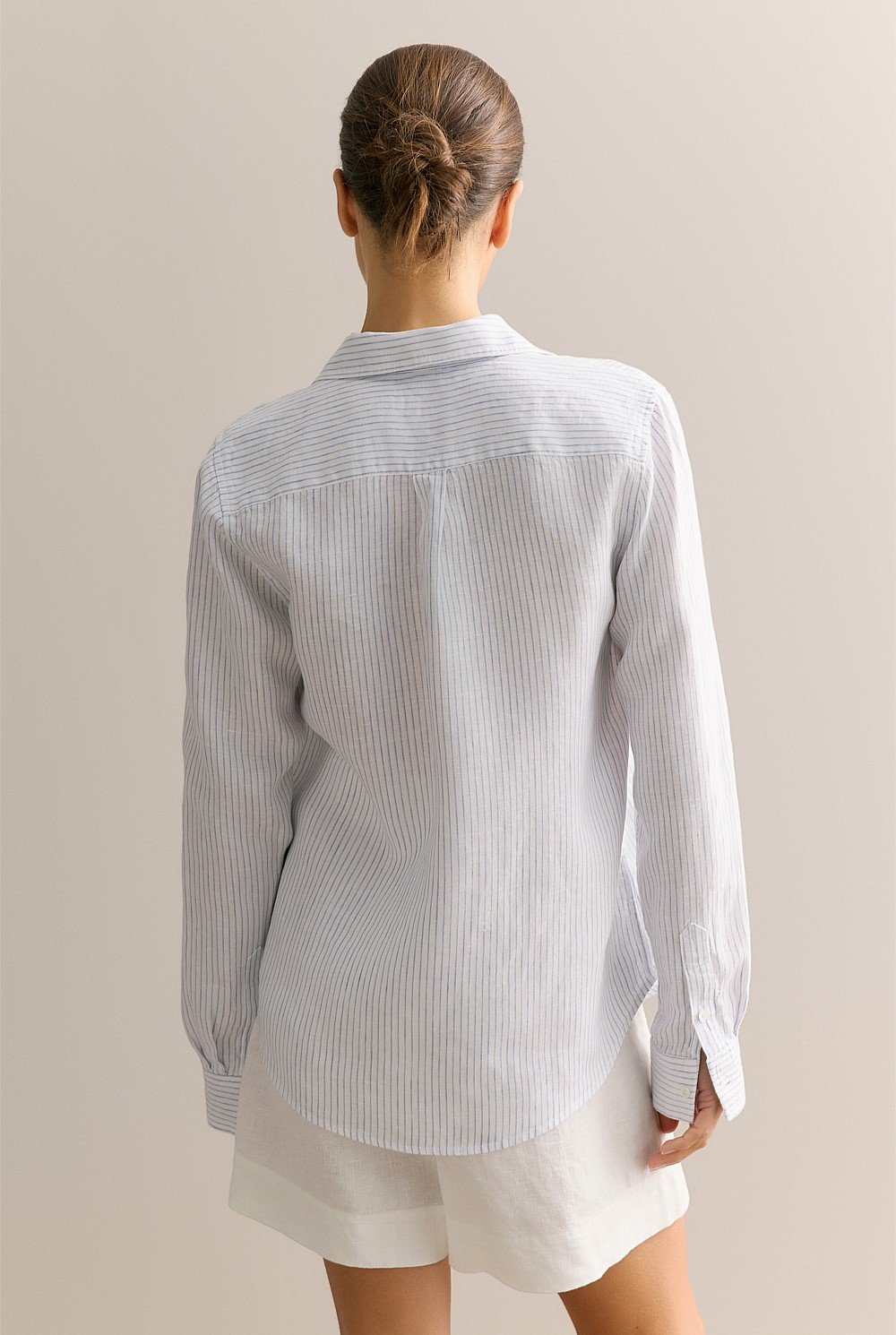 Delave Linen Classic Stripe Shirt