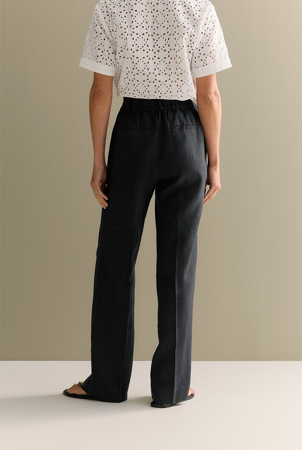 Linen Wide Leg Pant