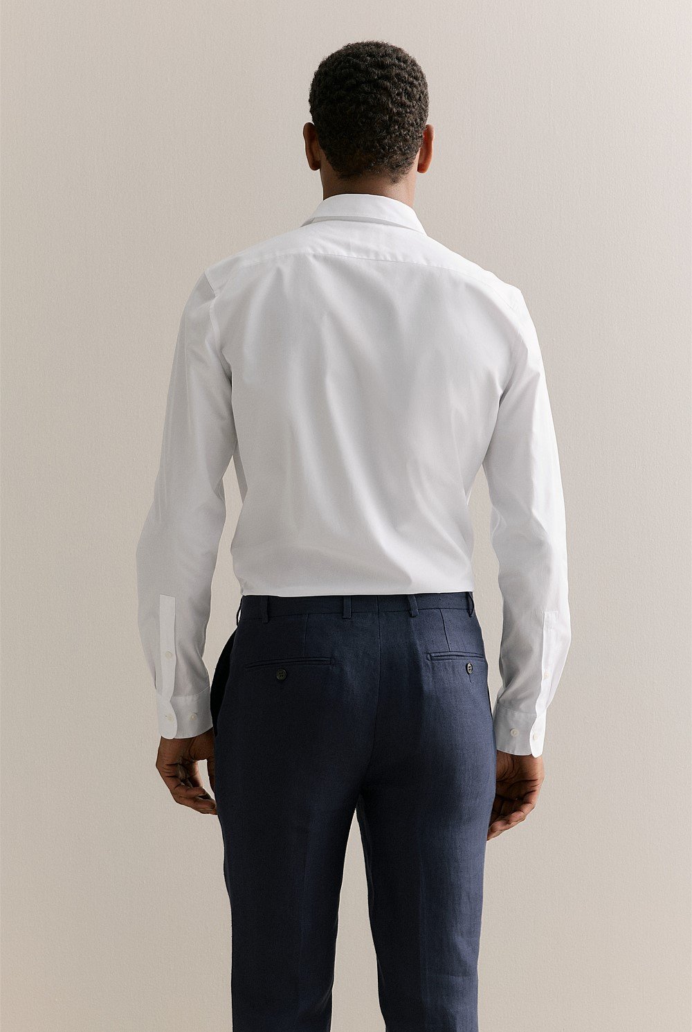 Tailored Fit Poplin Smart Shirt