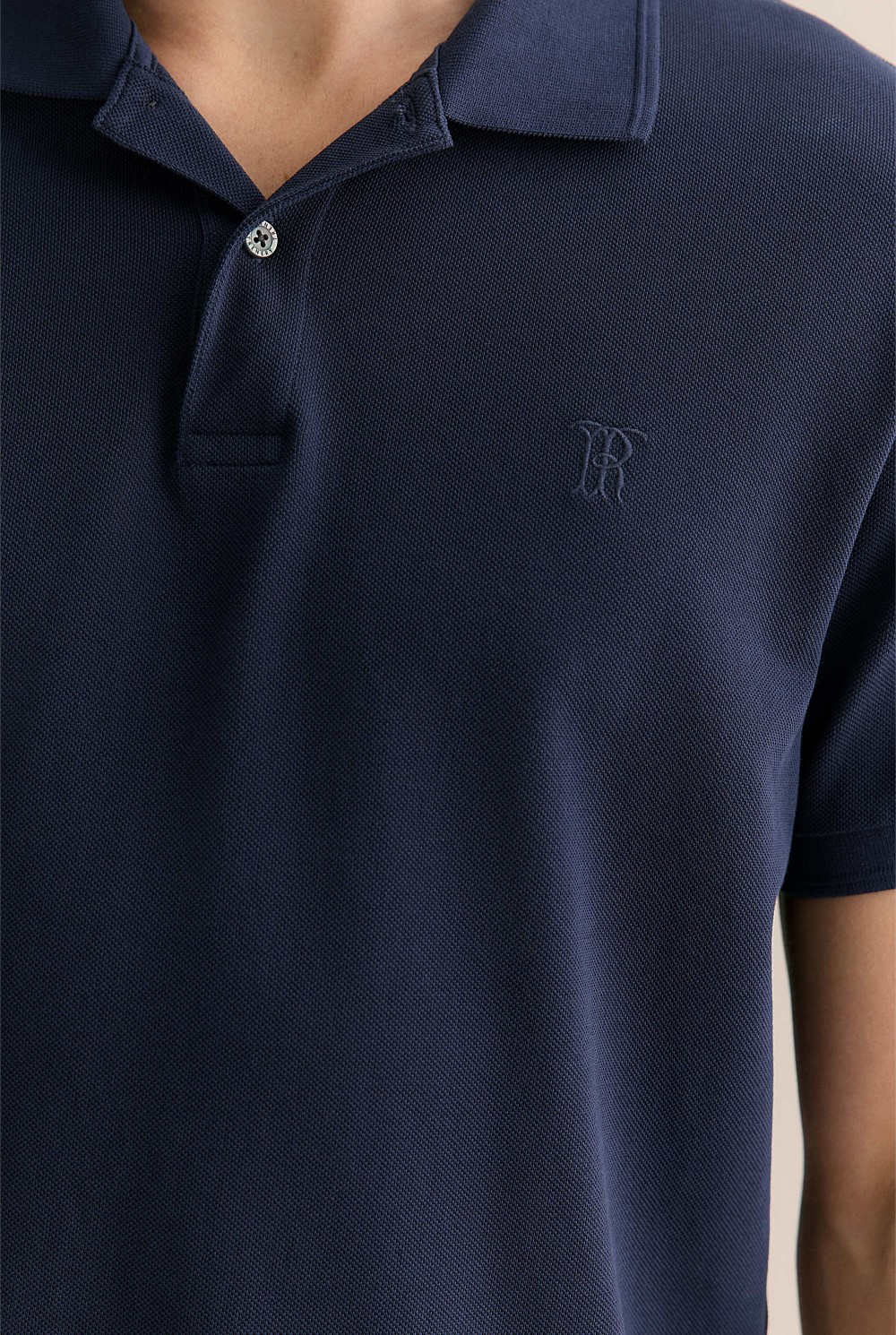 Classic Pique Monogram Polo