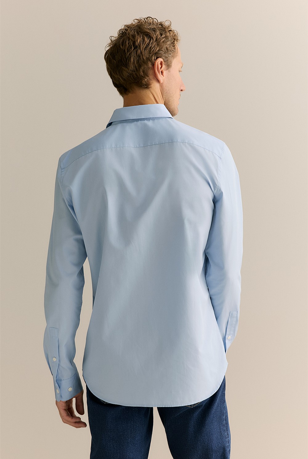 Tailored Fit Poplin Smart Shirt