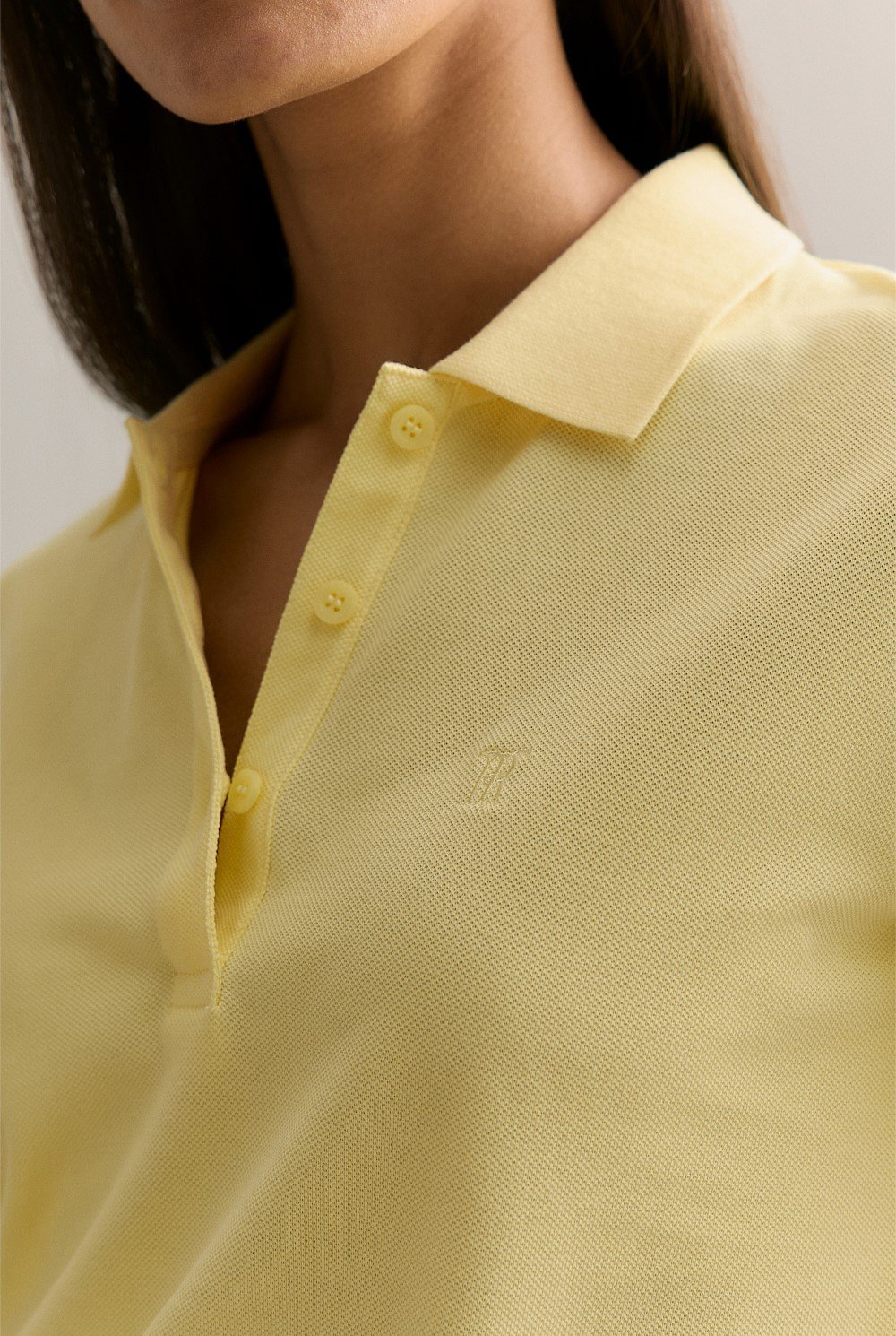 Australian Cotton Pique Classic Monogram Polo