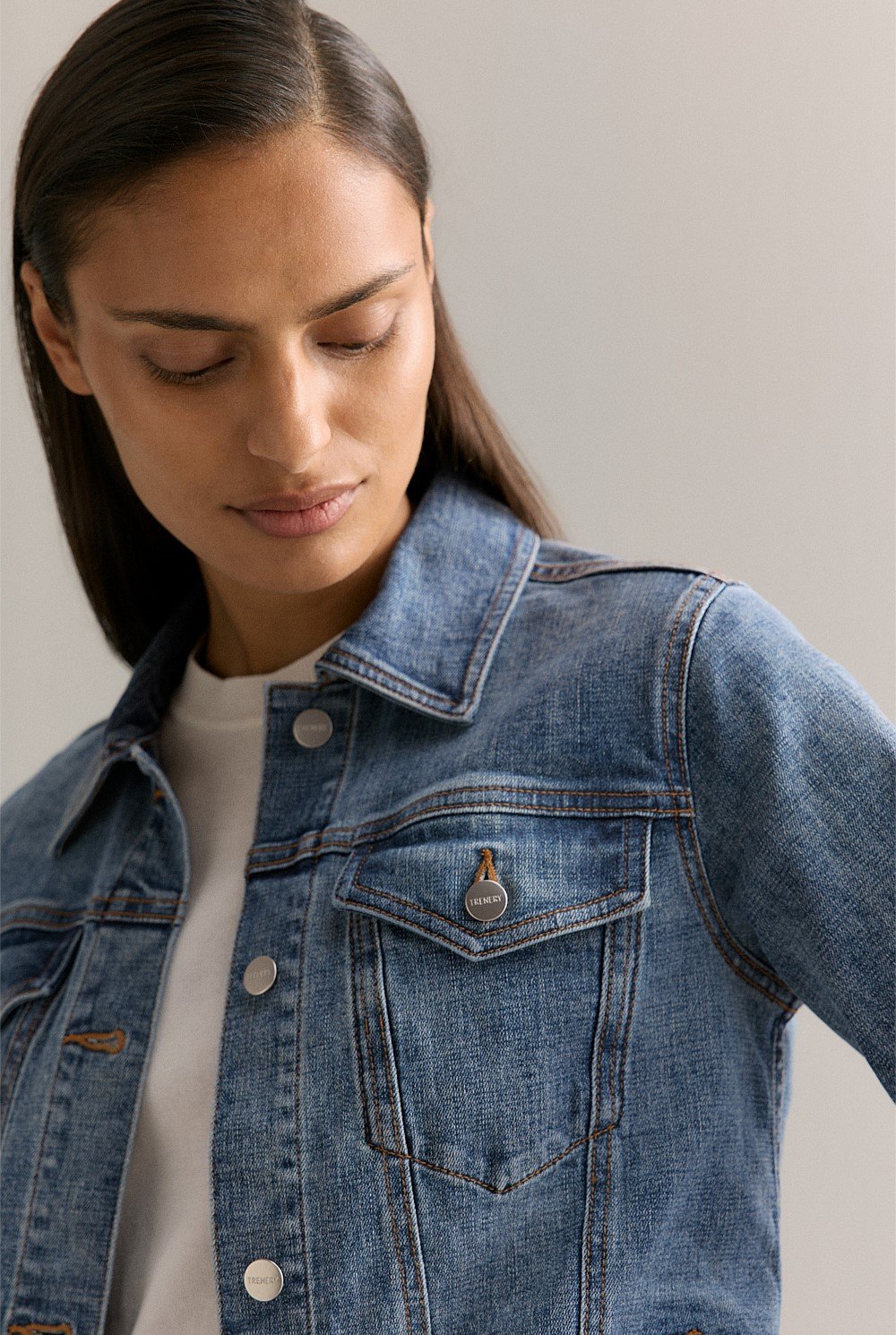 Australian Cotton Blend Classic Denim Jacket