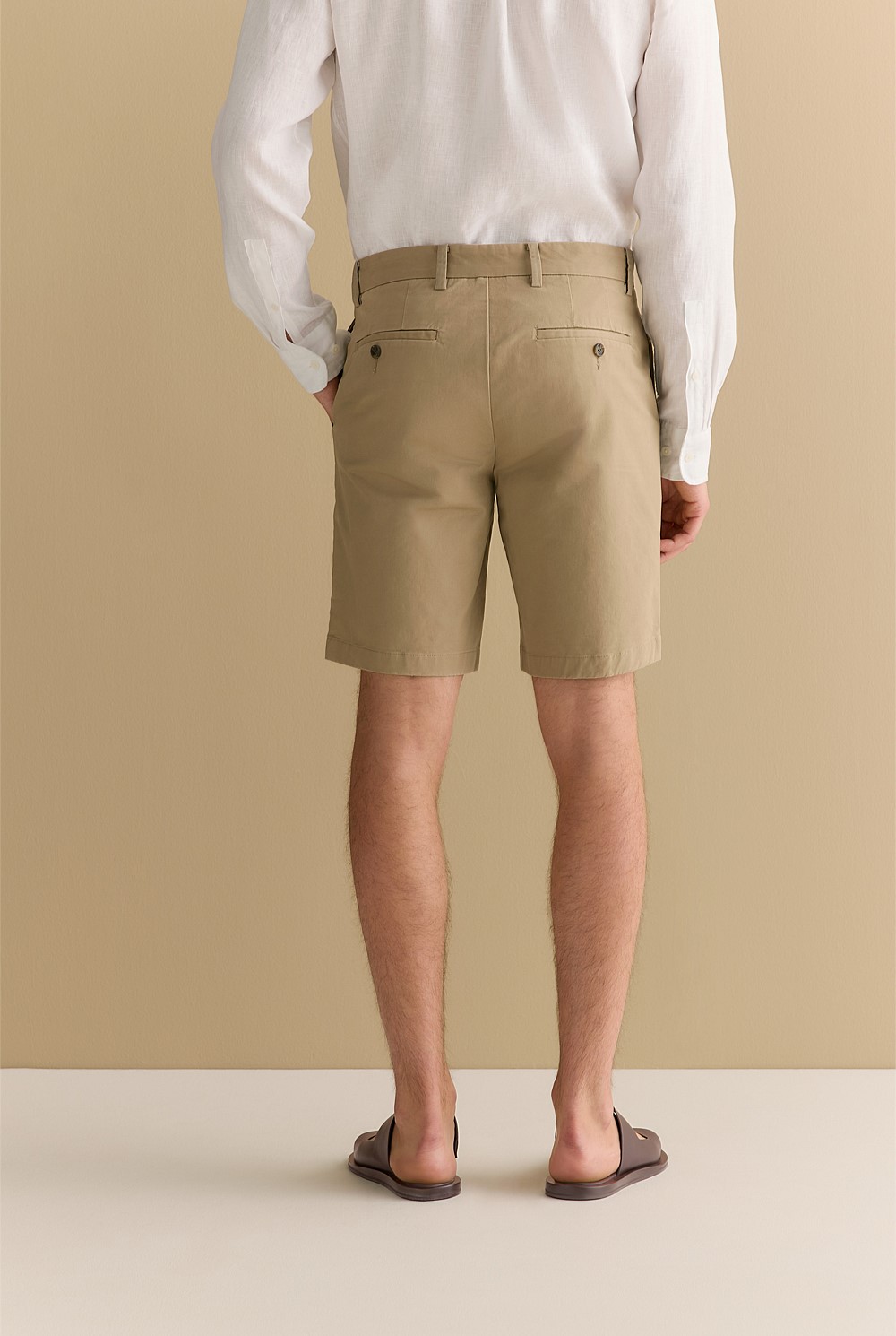 Cotton Twill Chino Short