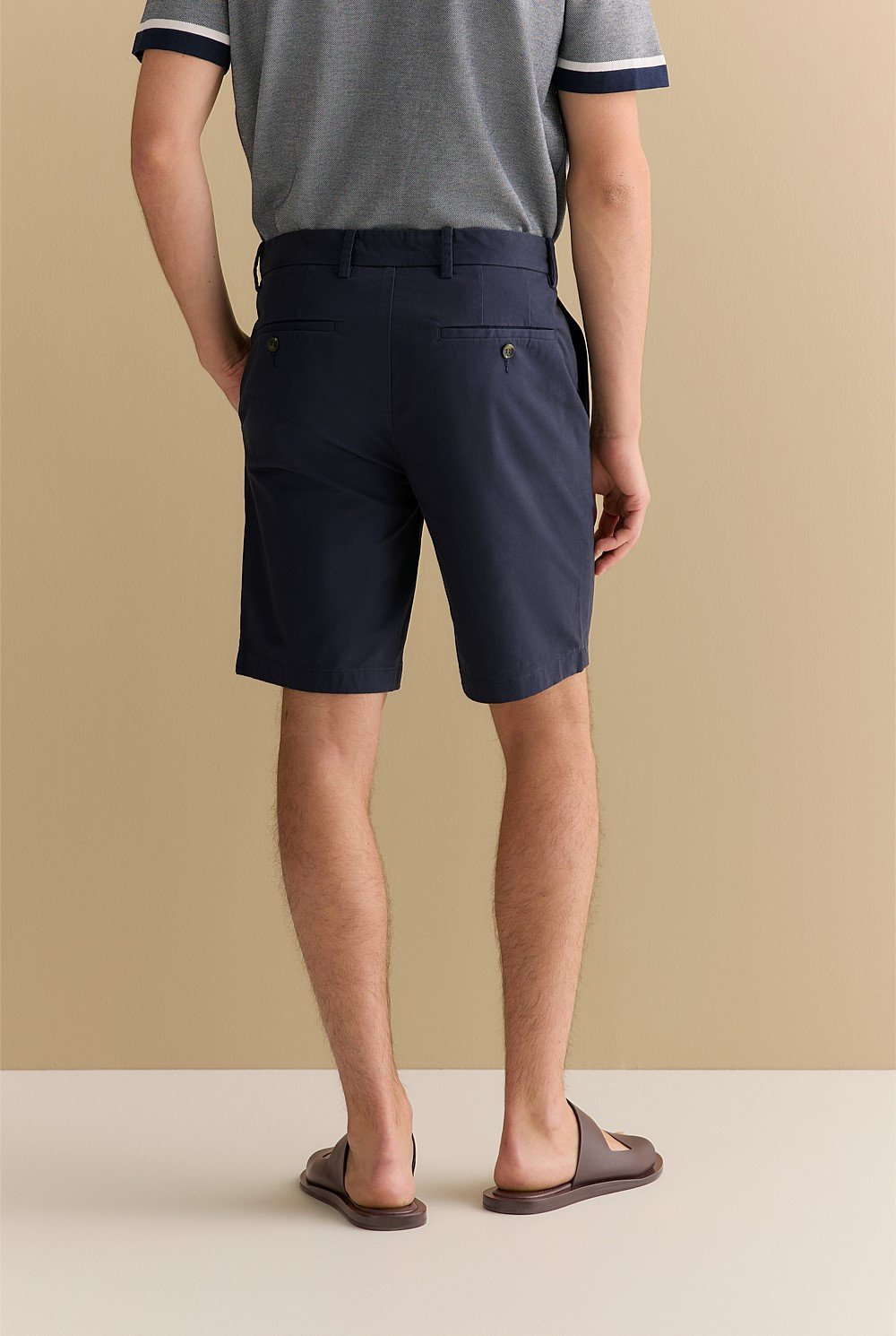 Cotton Twill Chino Short