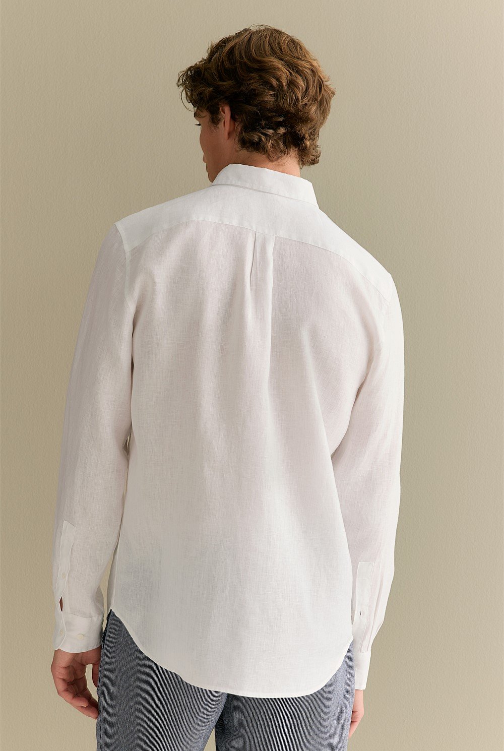 Regular Fit Classic Linen Shirt