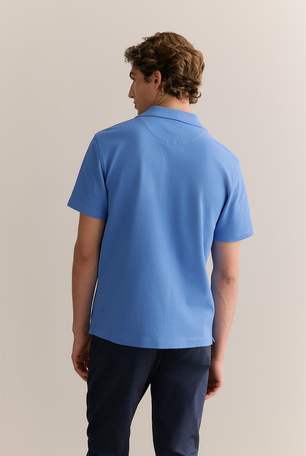 Cotton Jacquard Polo