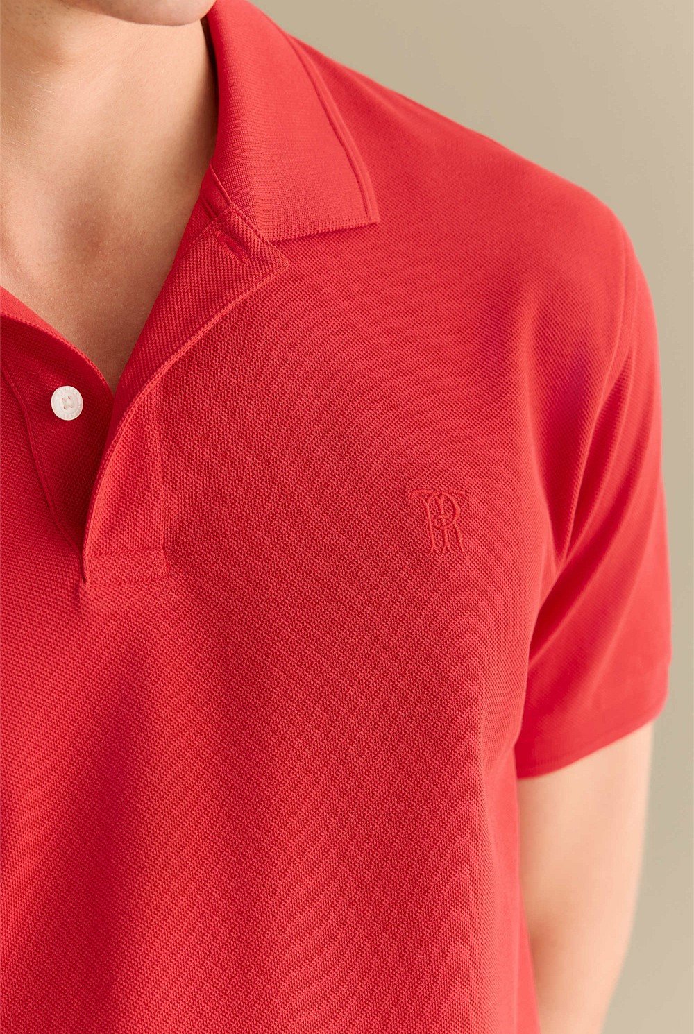 Classic Pique Monogram Polo