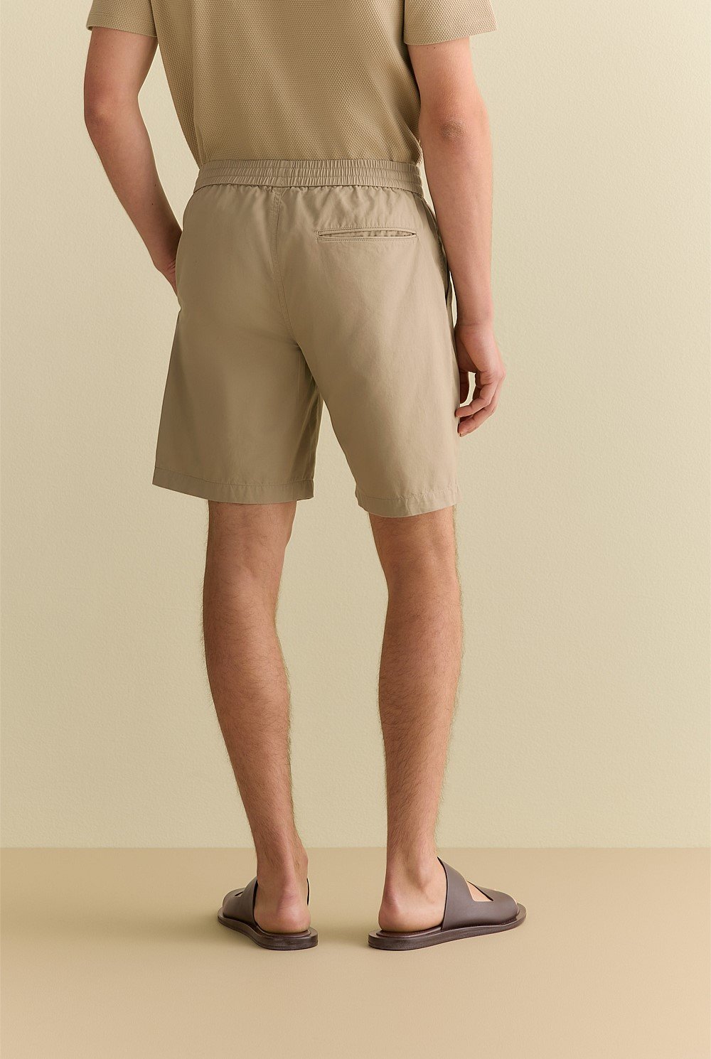 Organically Grown Cotton Twill Pull On Short