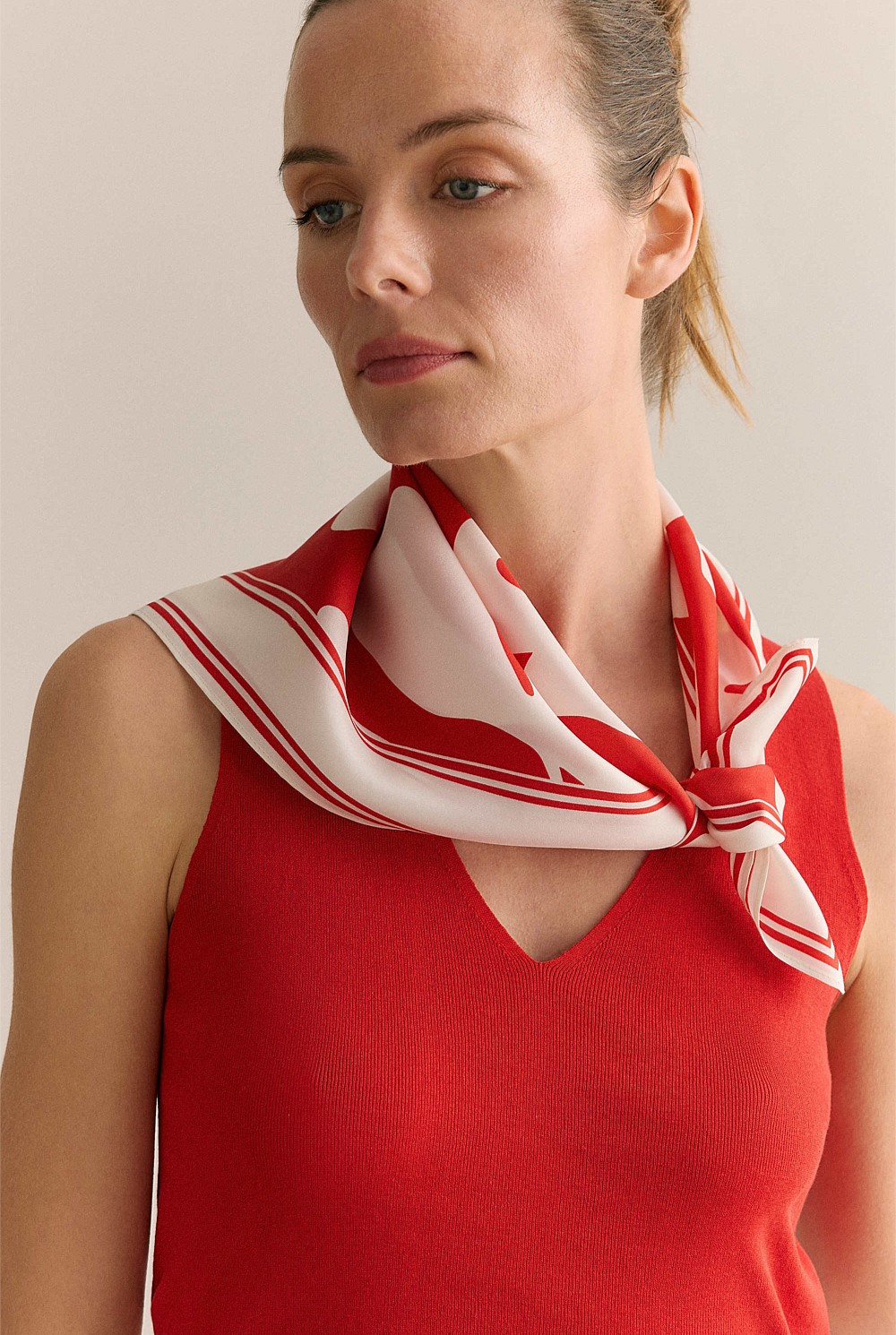 Silk Twill Palm Neckerchief