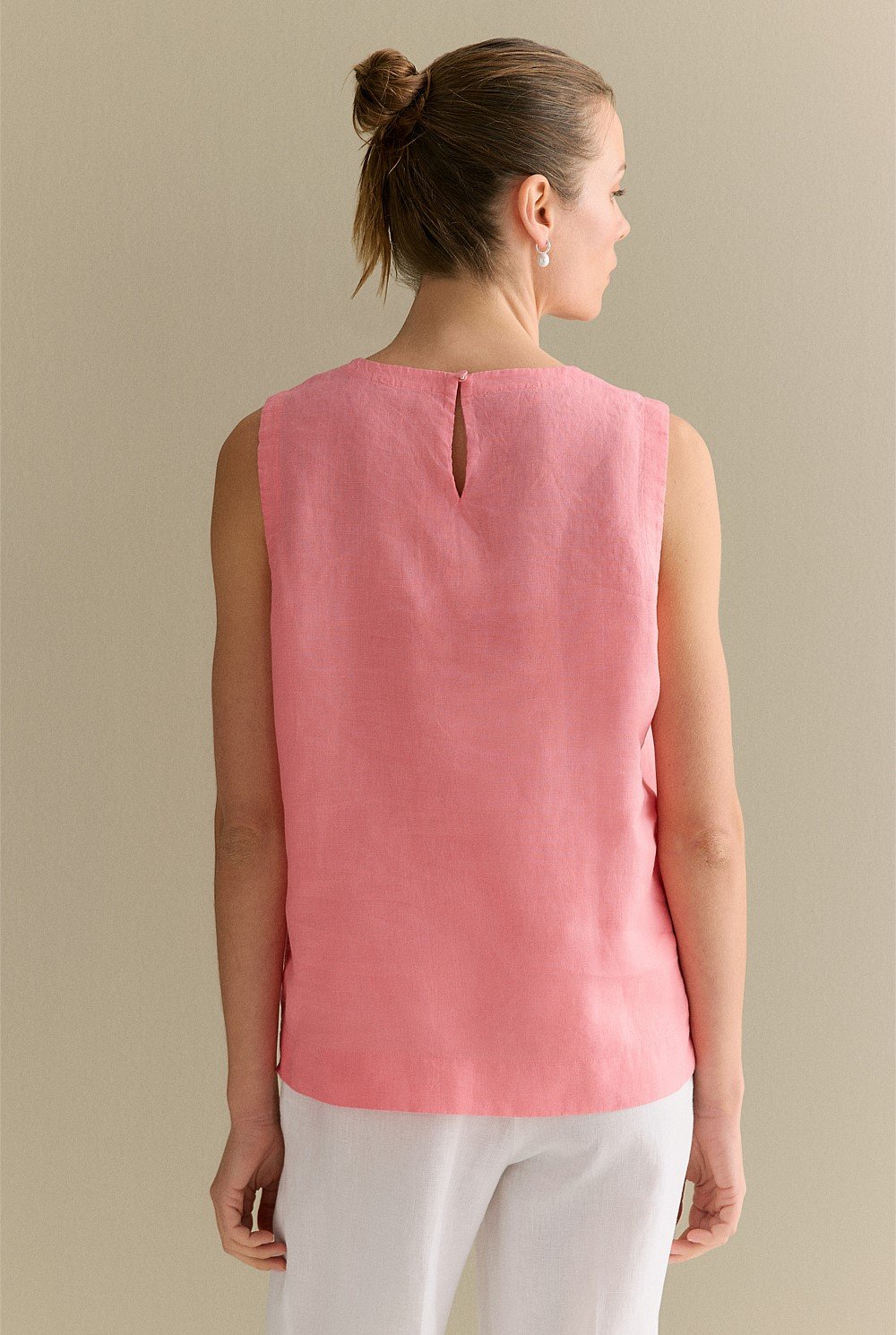 Linen Shell Tank