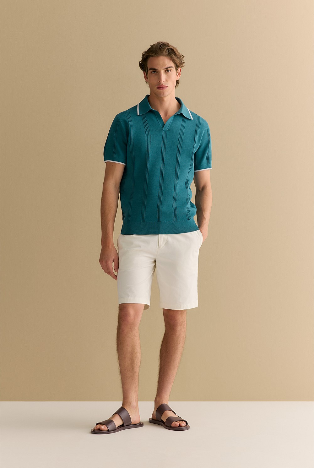 Mercerised Cotton Tipped Polo