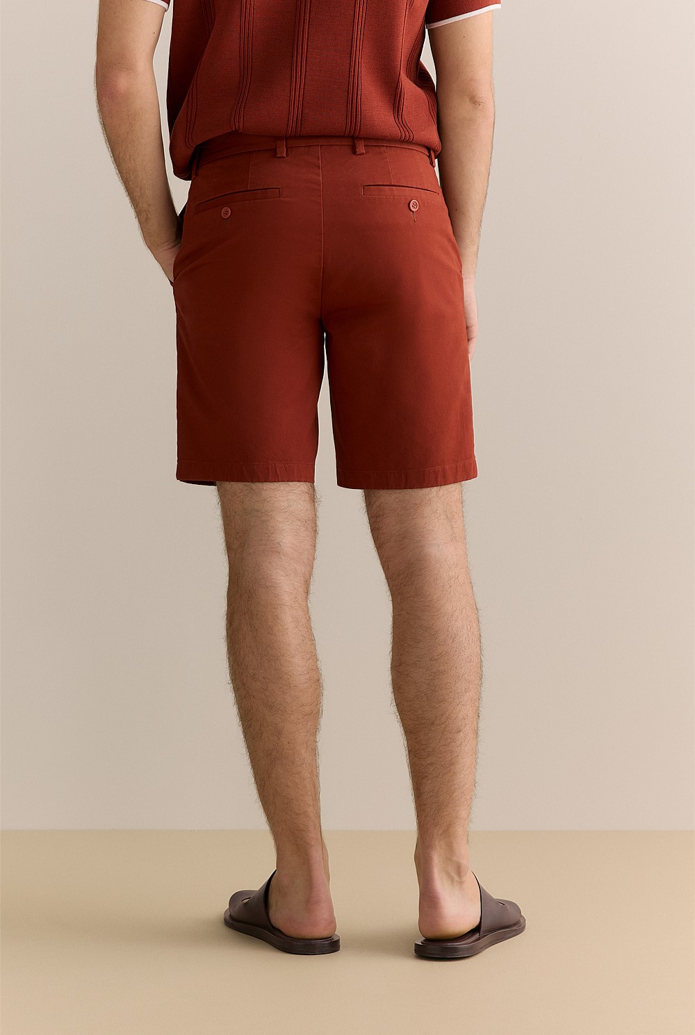 Cotton Twill Chino Short