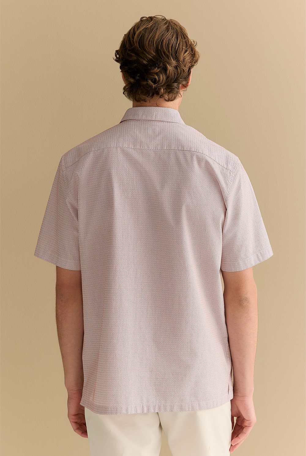 Cotton Dobby Short Sleeve Shirt