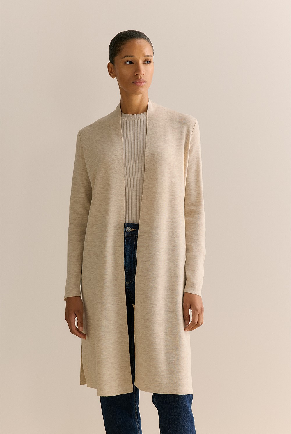 Merino Longline Cardigan