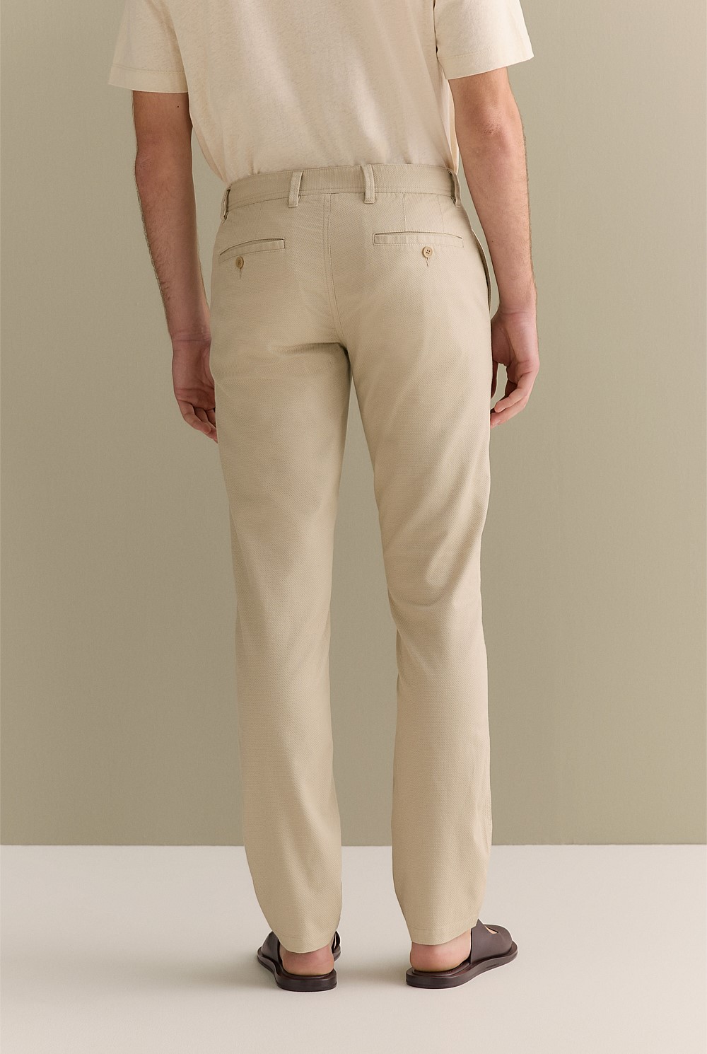 Slim Fit Cotton Dobby Twill Chino