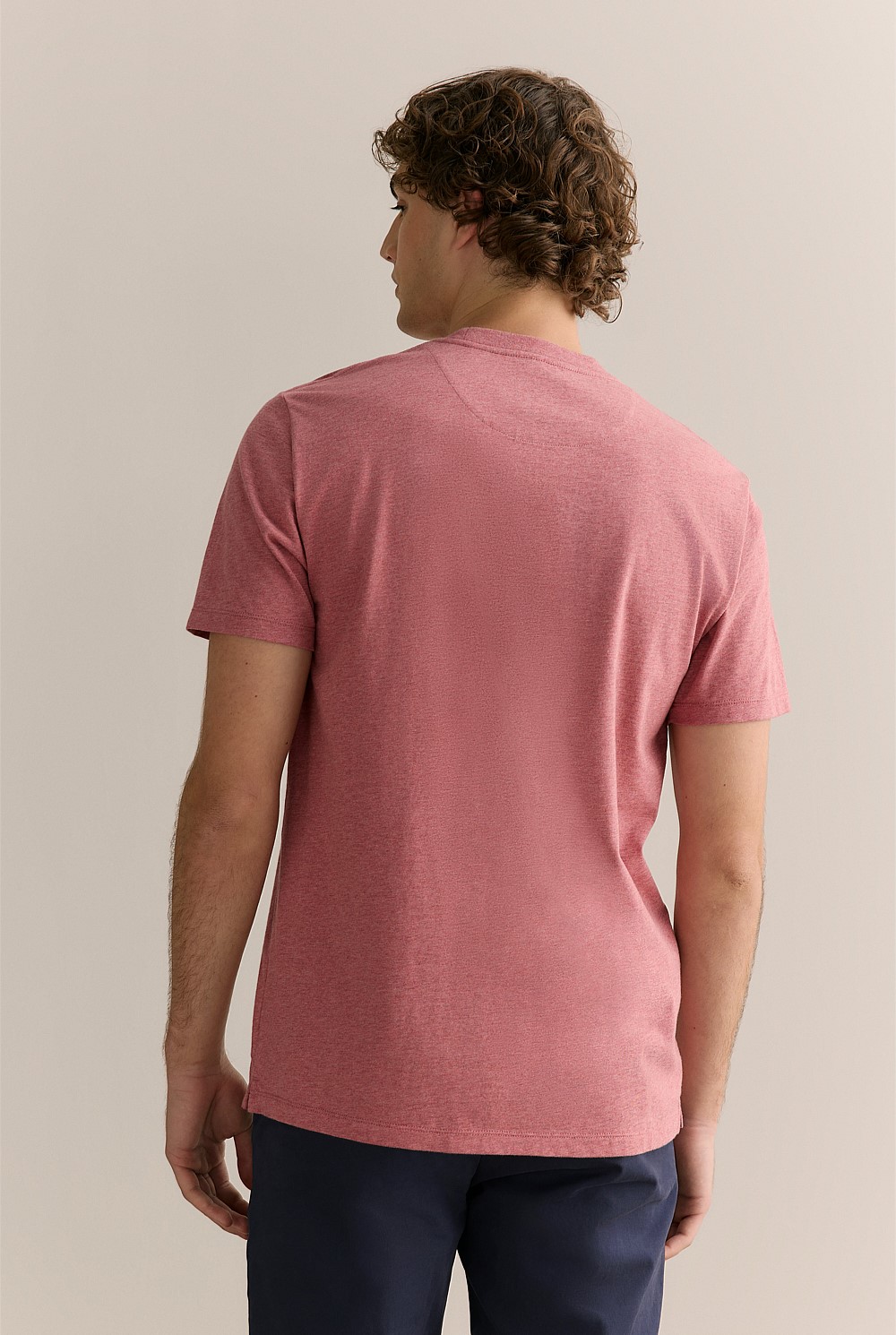 Organically Grown Cotton Marle Crew T-shirt