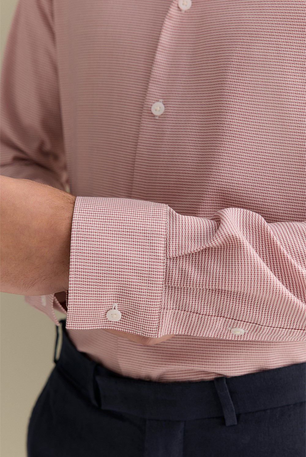 Tailored Fit Cotton Career Shirt