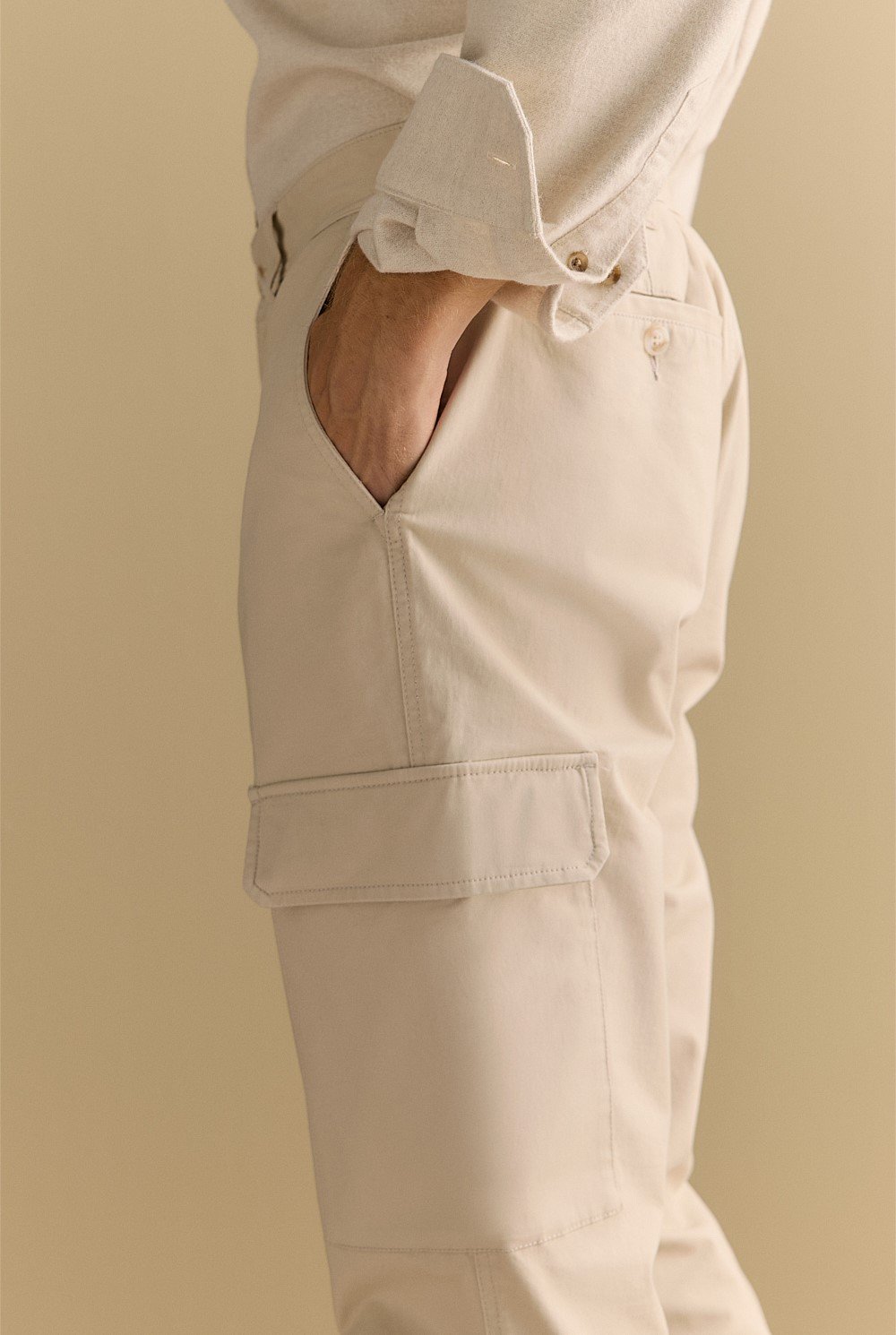 Cotton Twill Cargo Pant