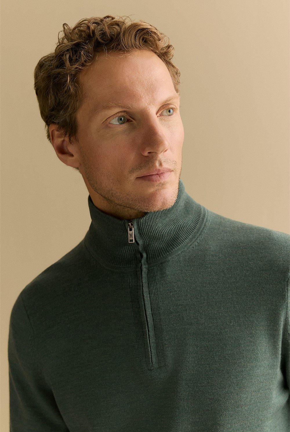 Australian Merino Half Zip