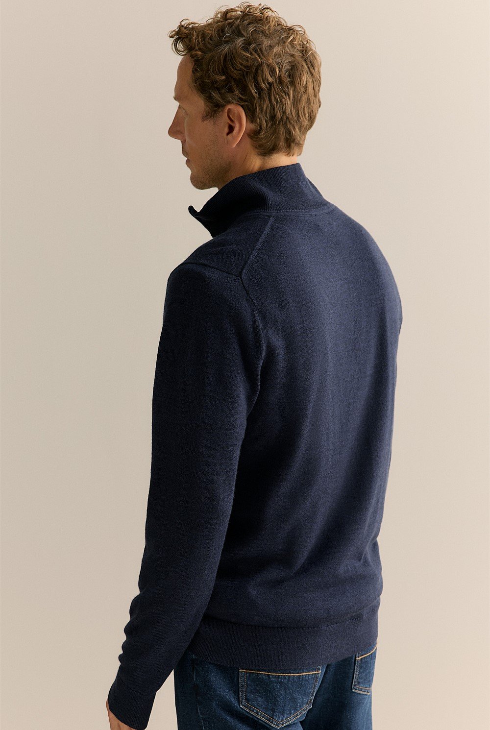 Australian Merino Half Zip