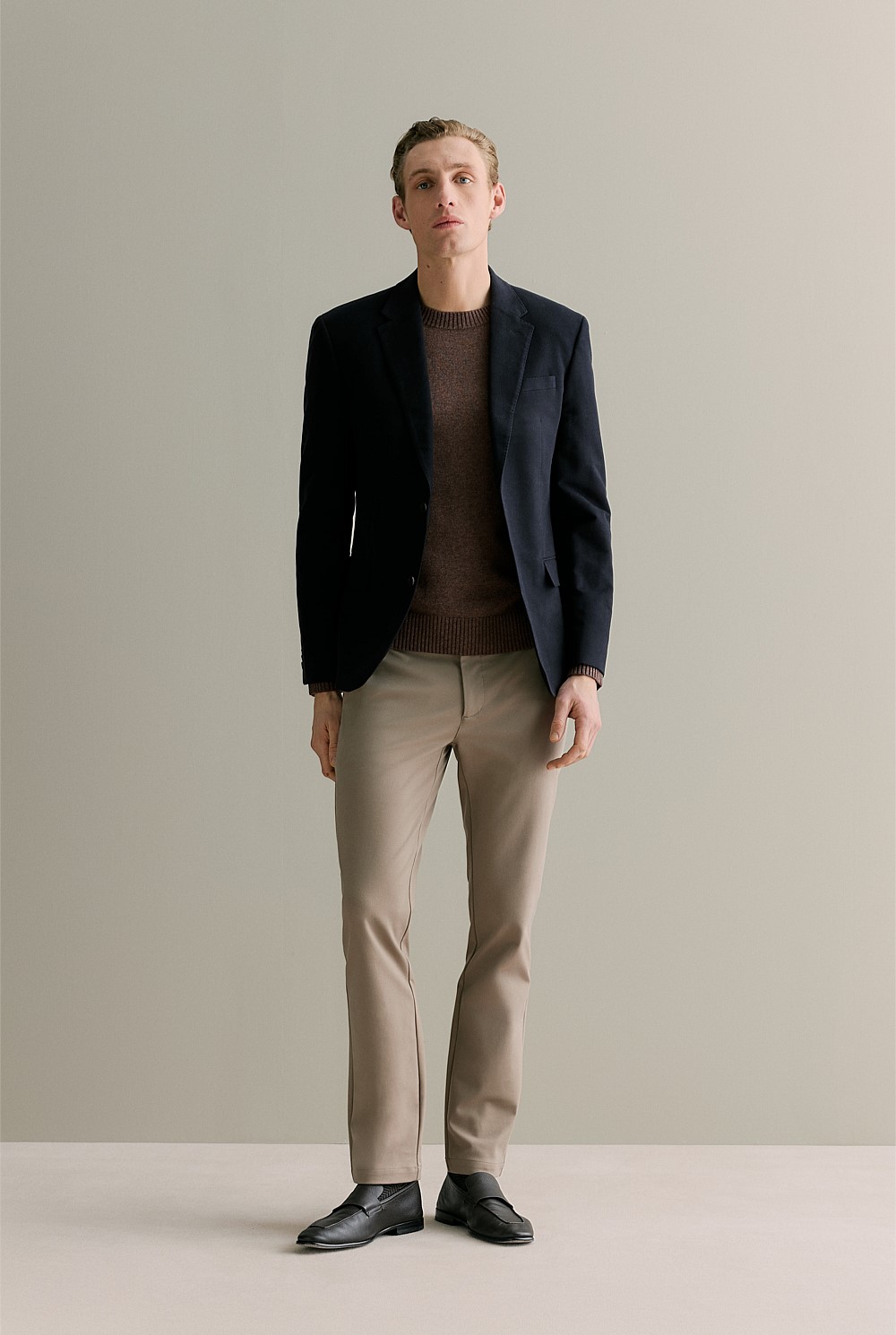 Regular Fit Italian Moleskin Blazer