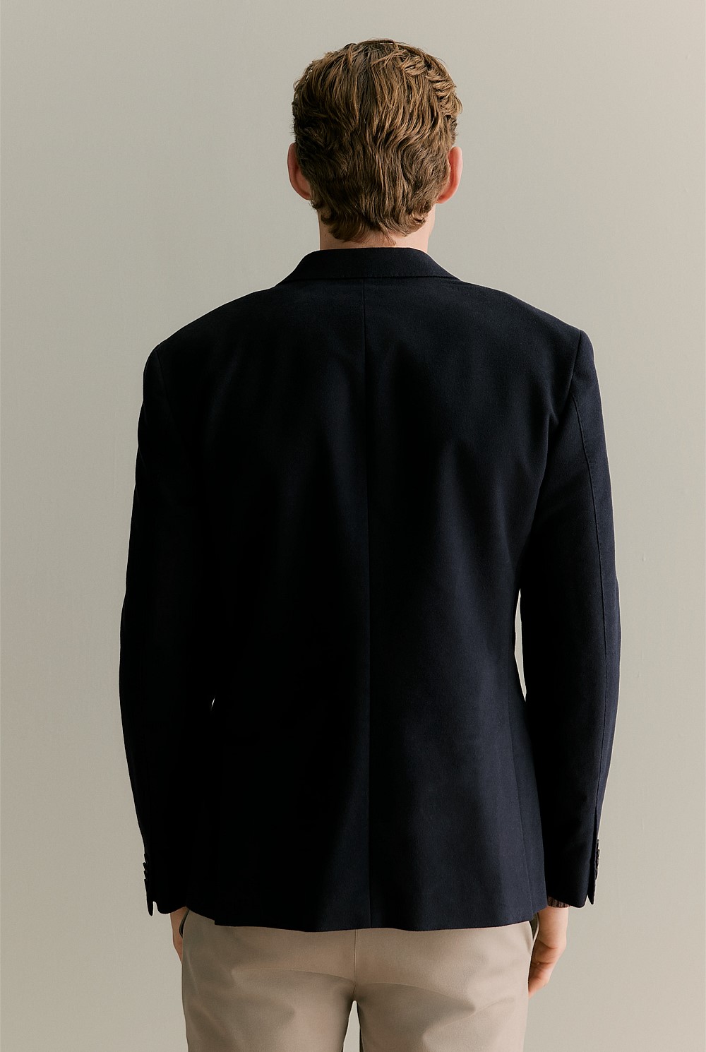 Regular Fit Italian Moleskin Blazer
