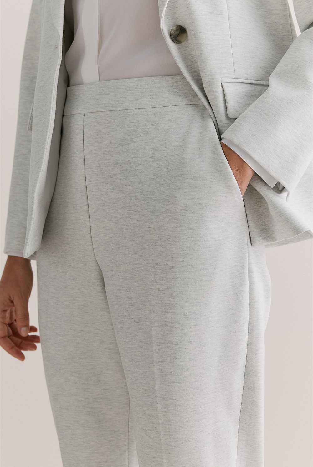 Ponte Straight Leg Pant