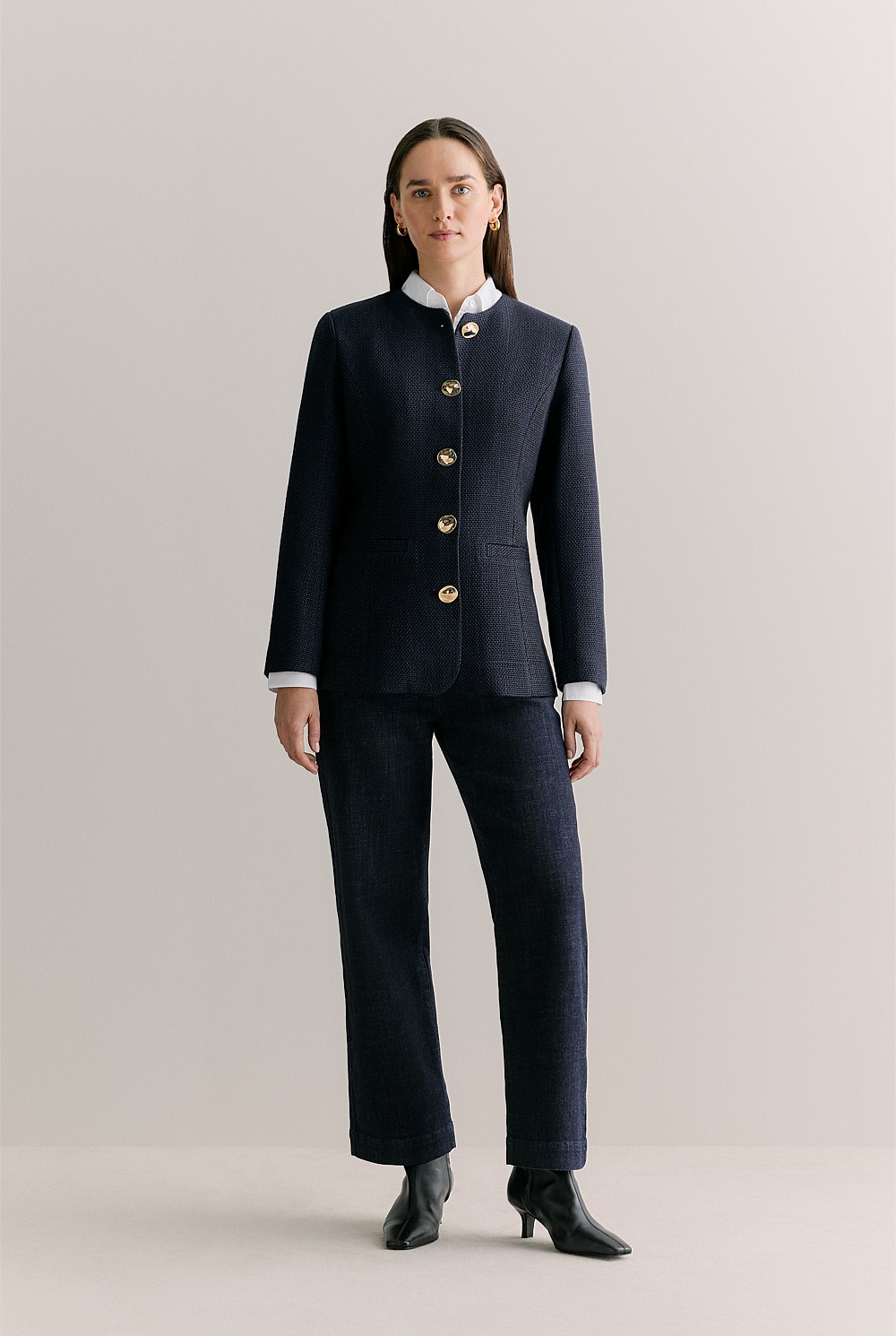 Tweed Longline Jacket