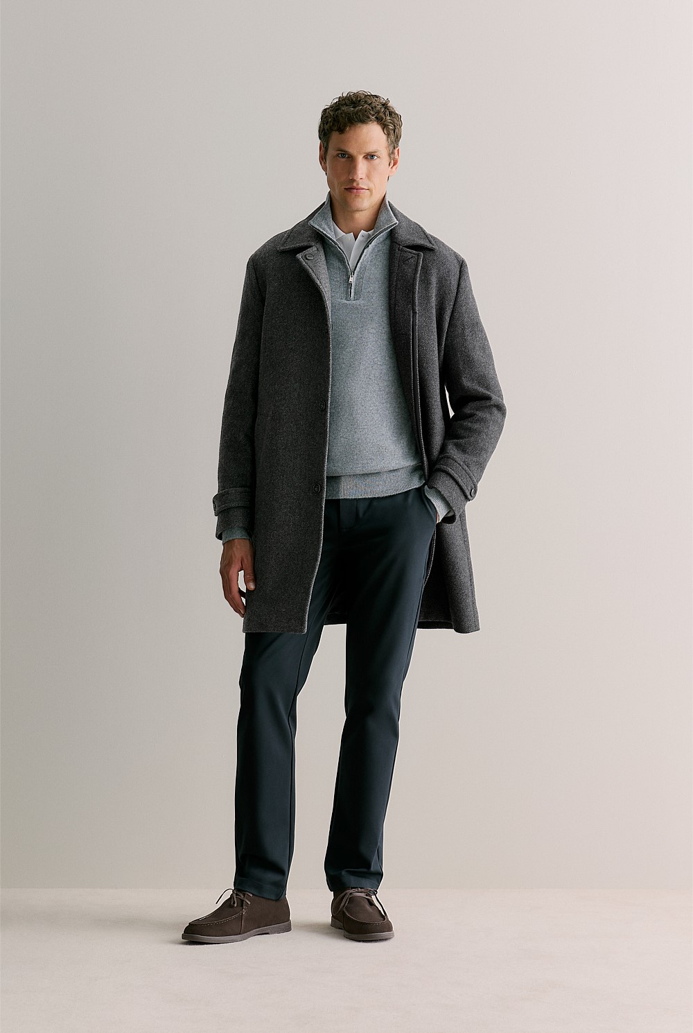 Cashmere Half Zip