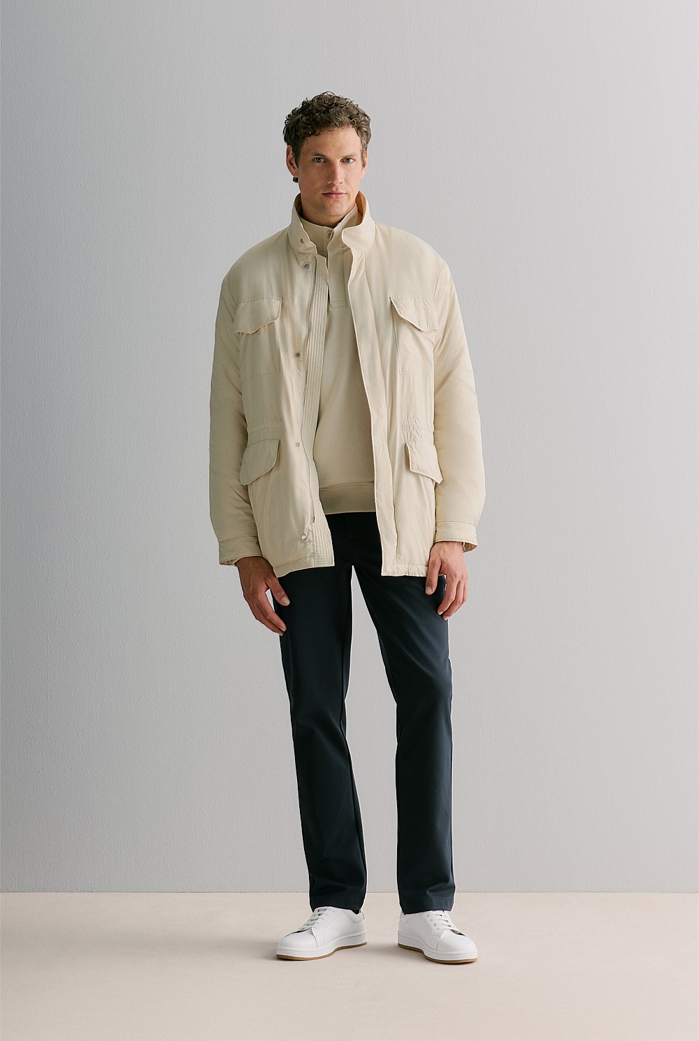 Longline Technical Field Jacket