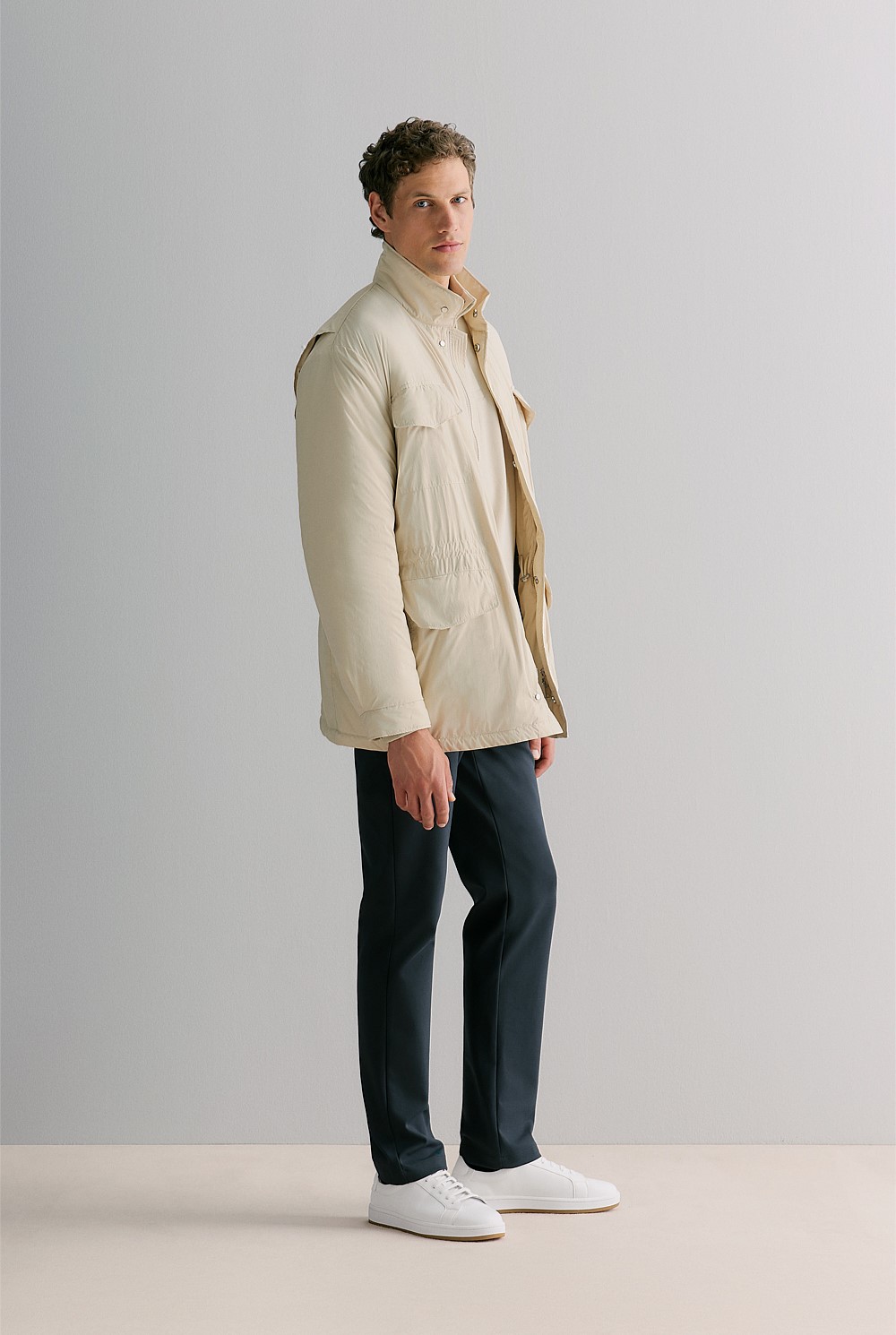 Longline Technical Field Jacket